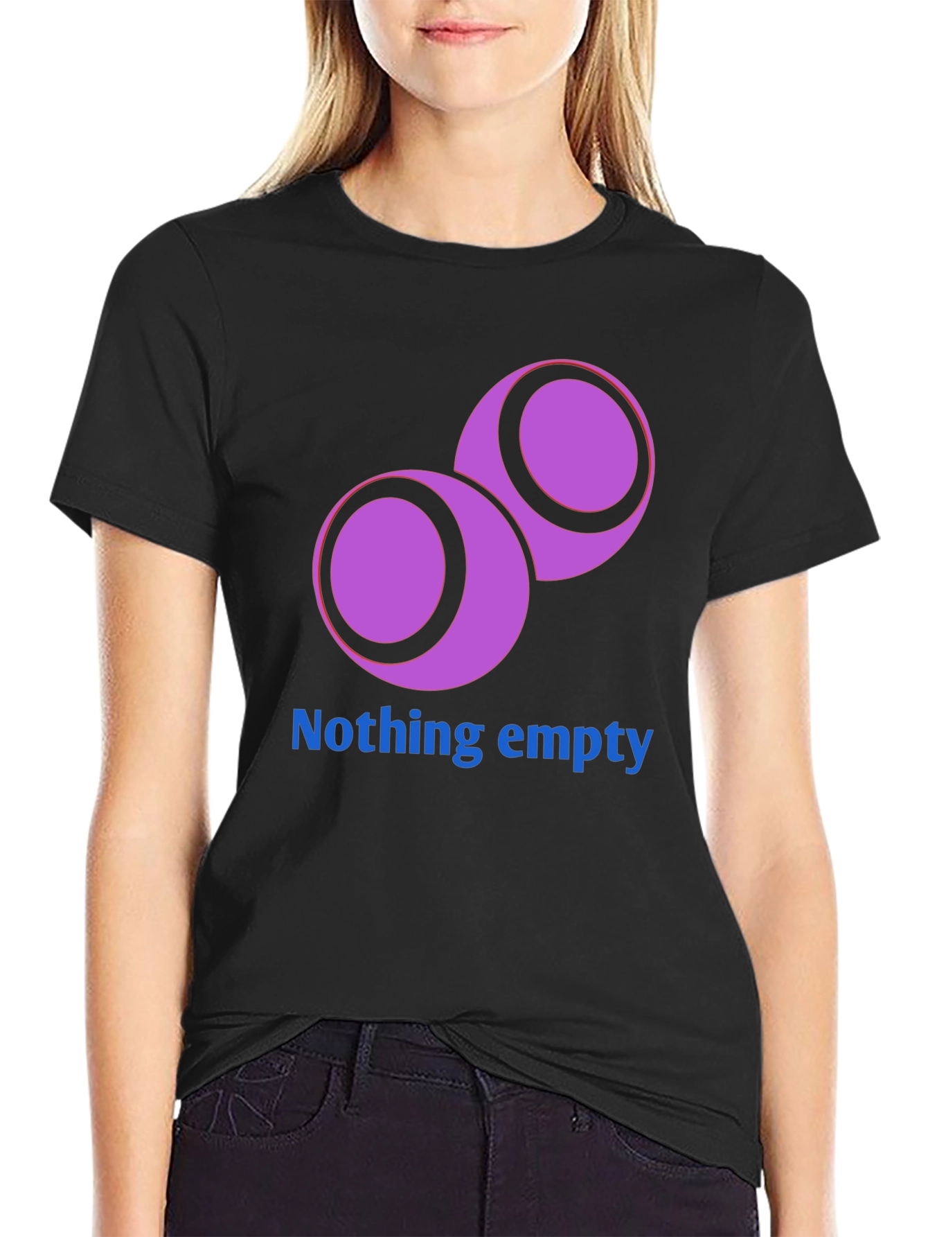 Unique Graphic Tee - Nothing Empty