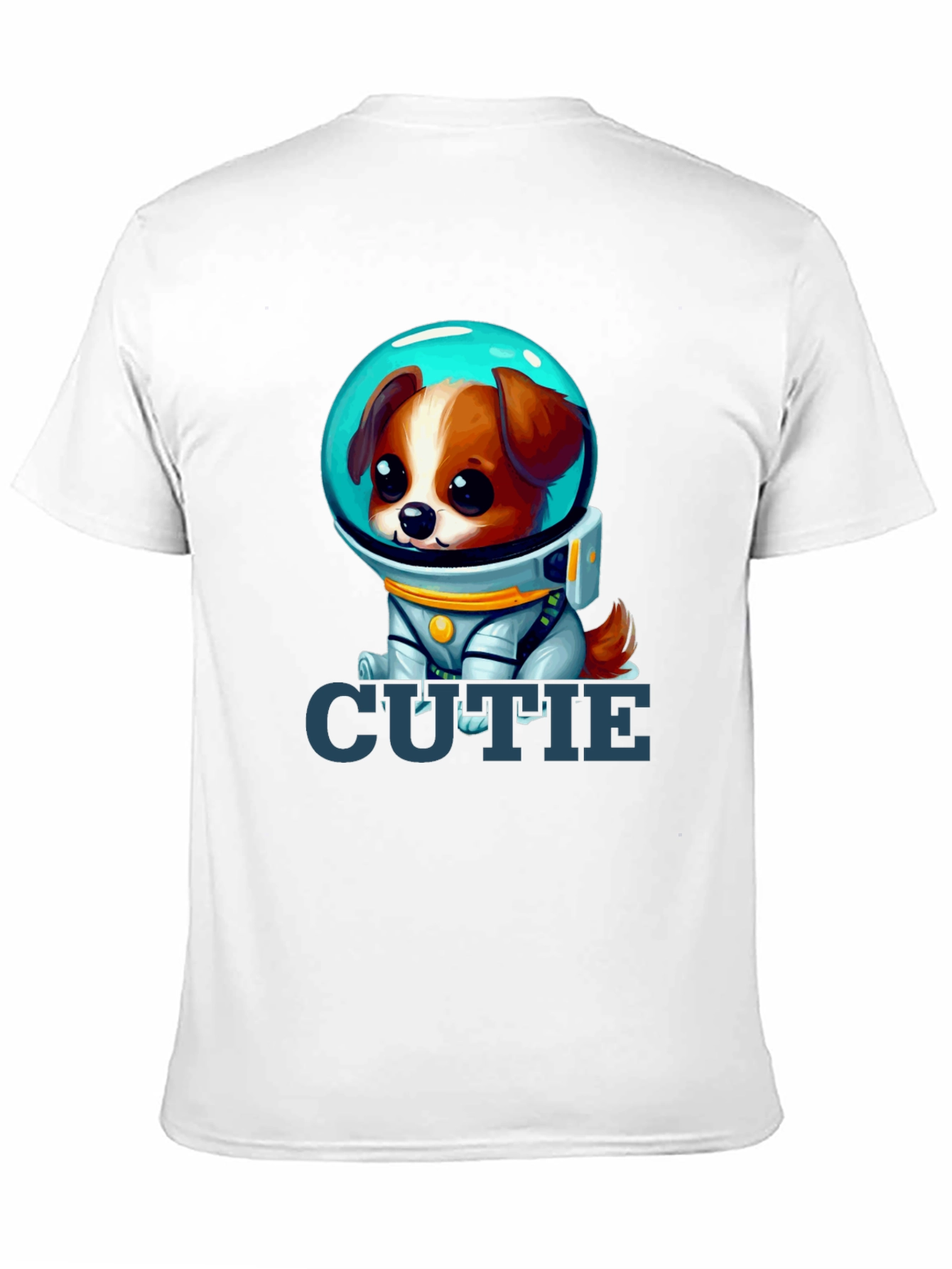 Cute Space Dog Graphic T-Shirt