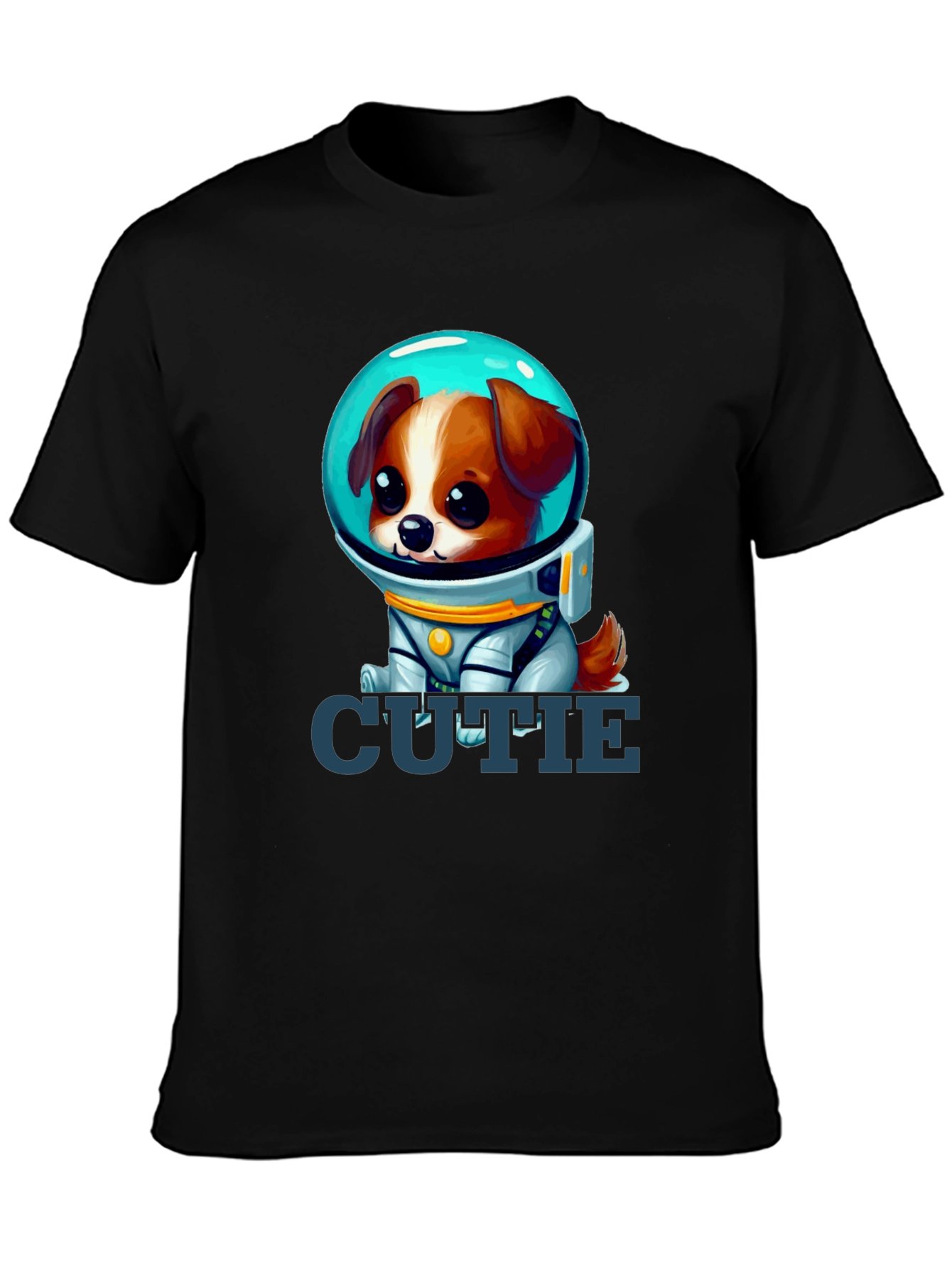 Cute Space Dog Graphic T-Shirt