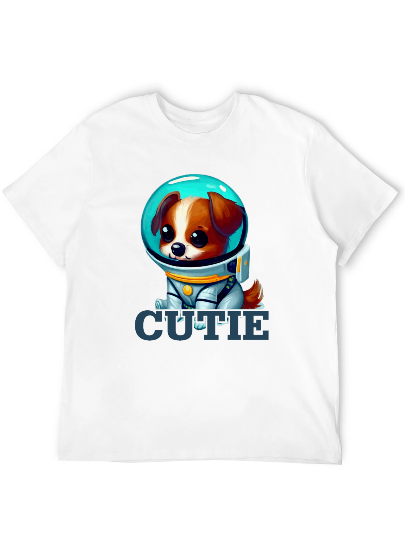 Cute Space Dog Graphic T-Shirt
