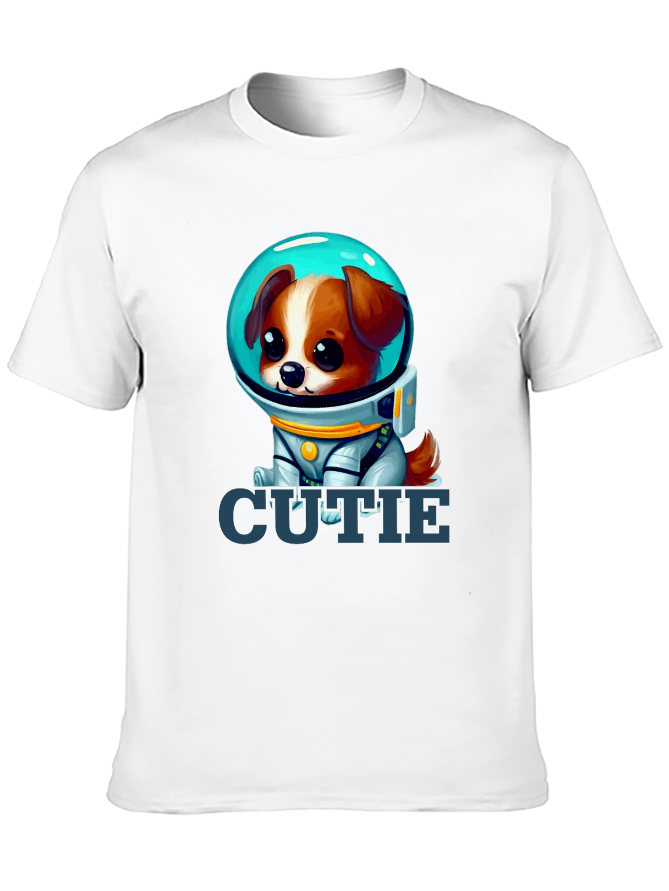 Cute Space Dog Graphic T-Shirt
