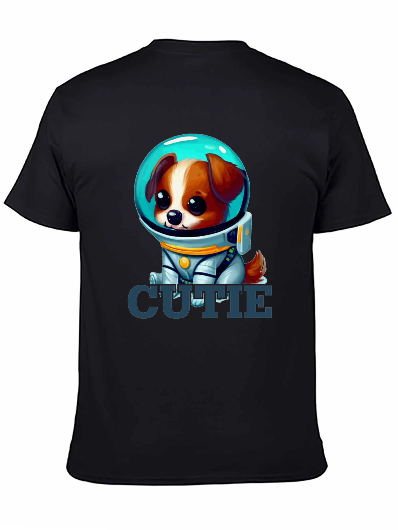 Cute Space Dog Graphic T-Shirt