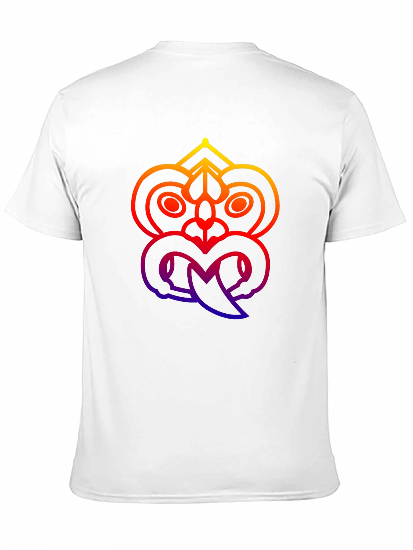 Tribal Mask Graphic Tee - Black Unisex T-Shirt
