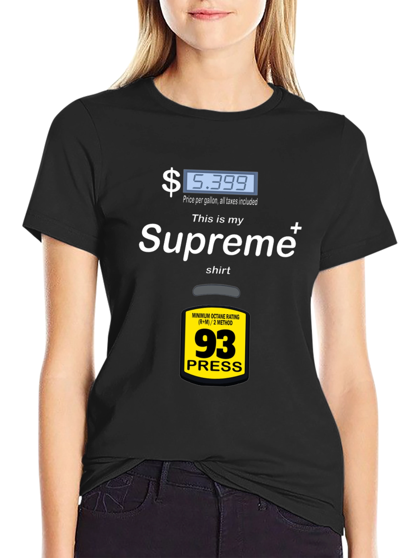 Supreme Gas Price T-Shirt - Fuel Up Your Style