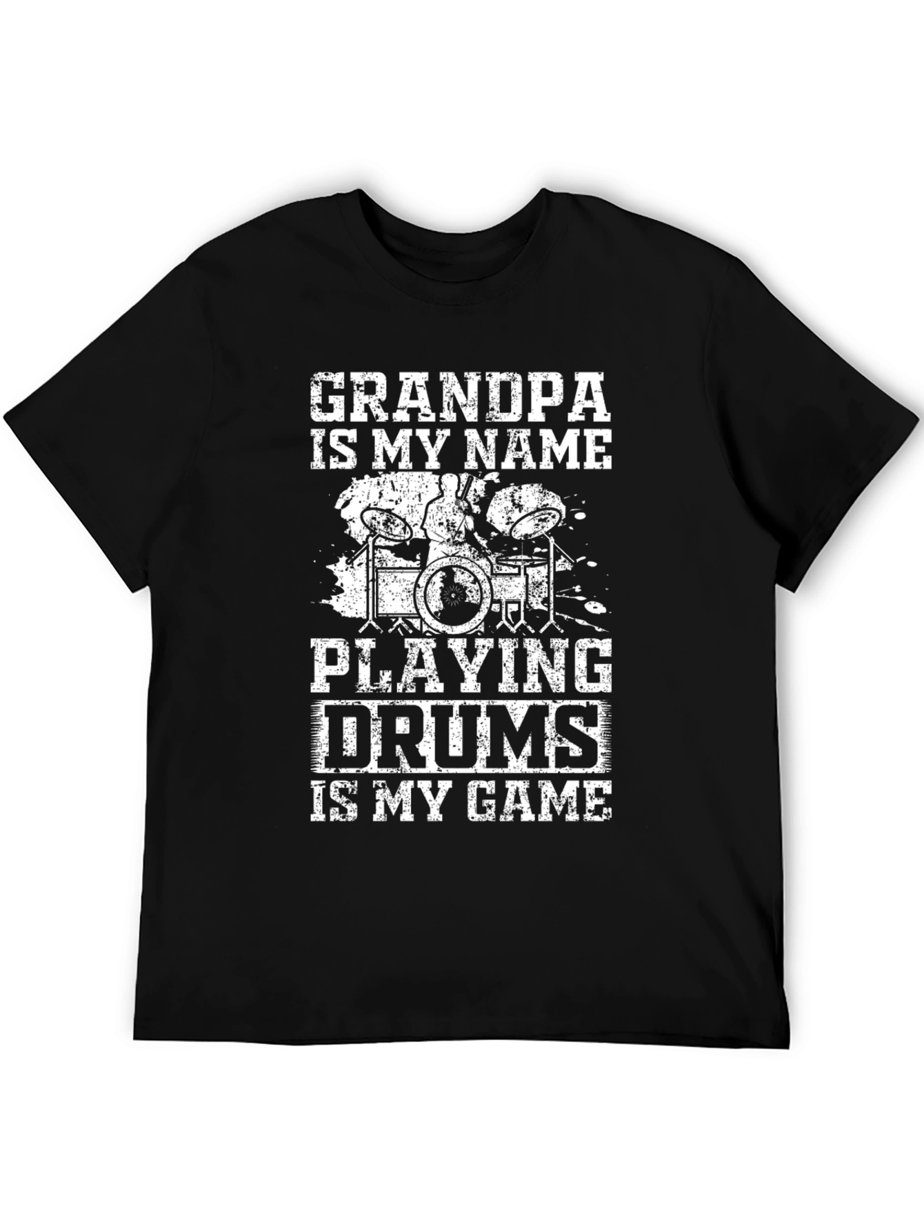 Grandpa Drums T-Shirt - Musician Gift