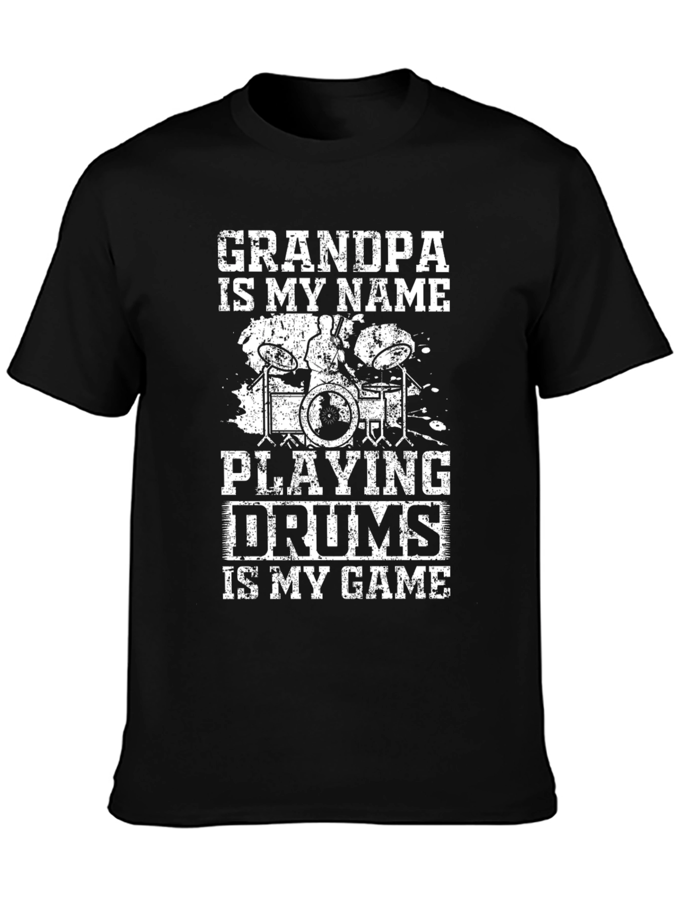 Grandpa Drums T-Shirt - Musician Gift