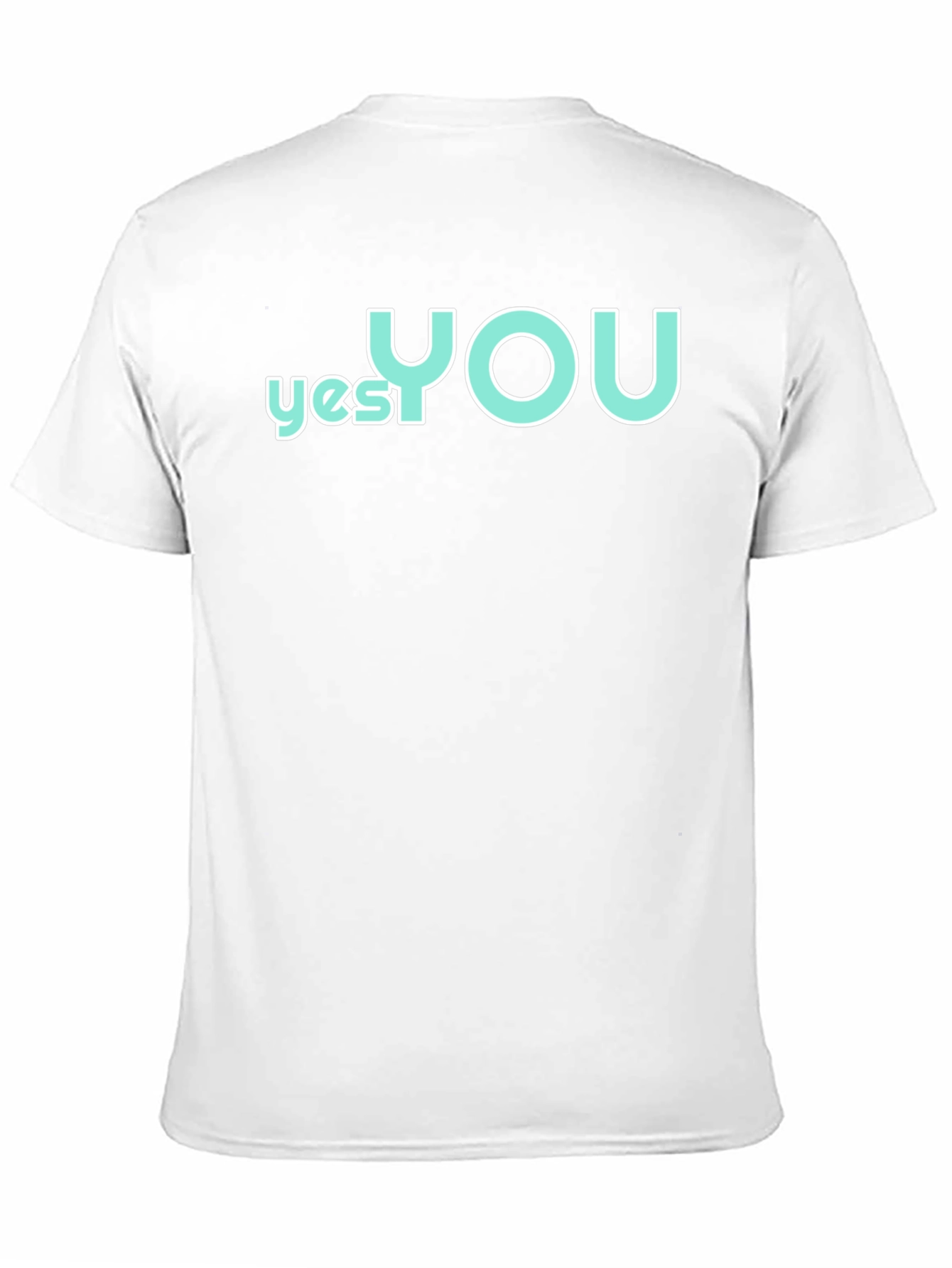 Yes You T-Shirt - Crew Neck - Black