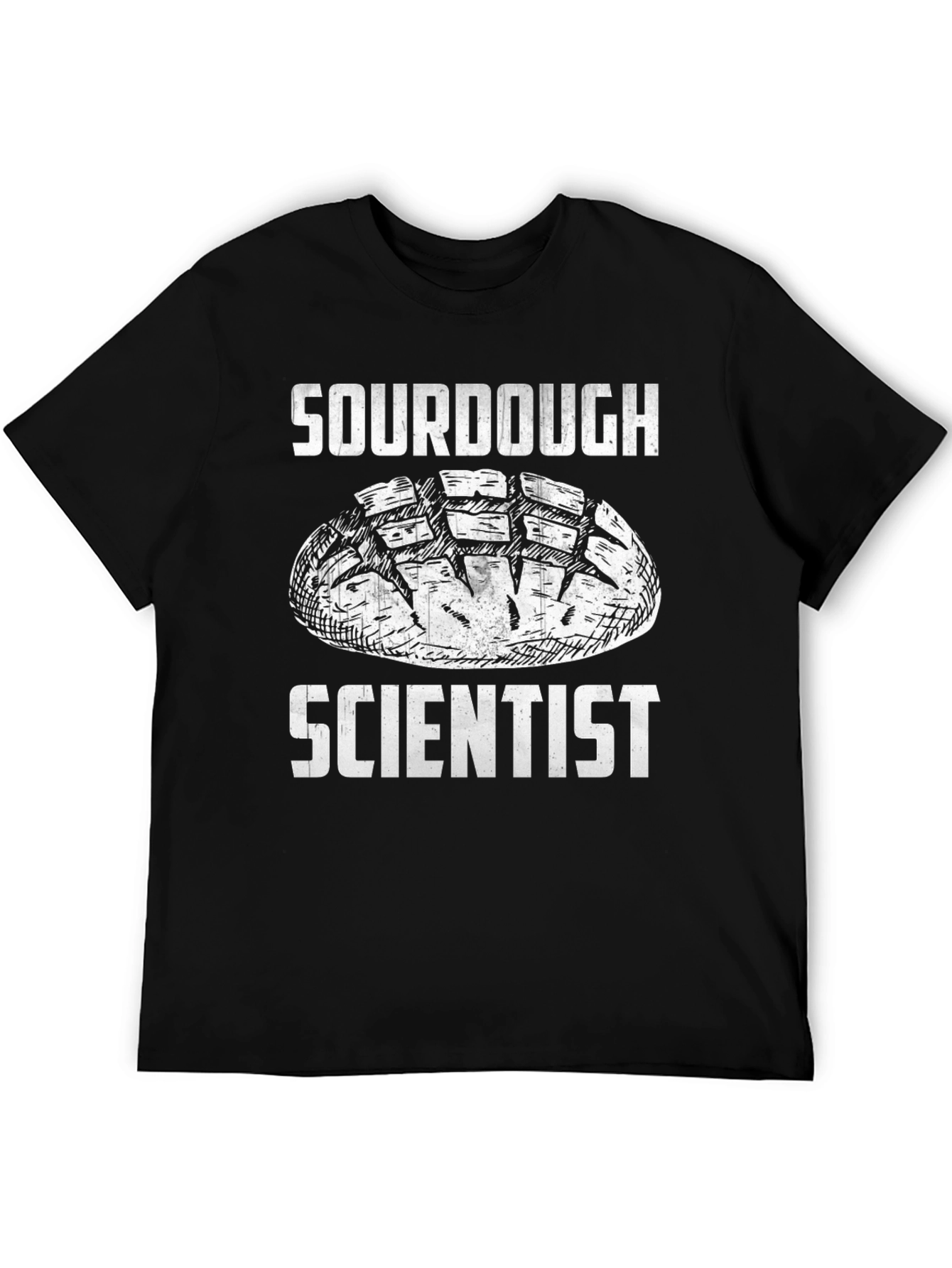 Sourdough Scientist Black T-Shirt - Baking Humor