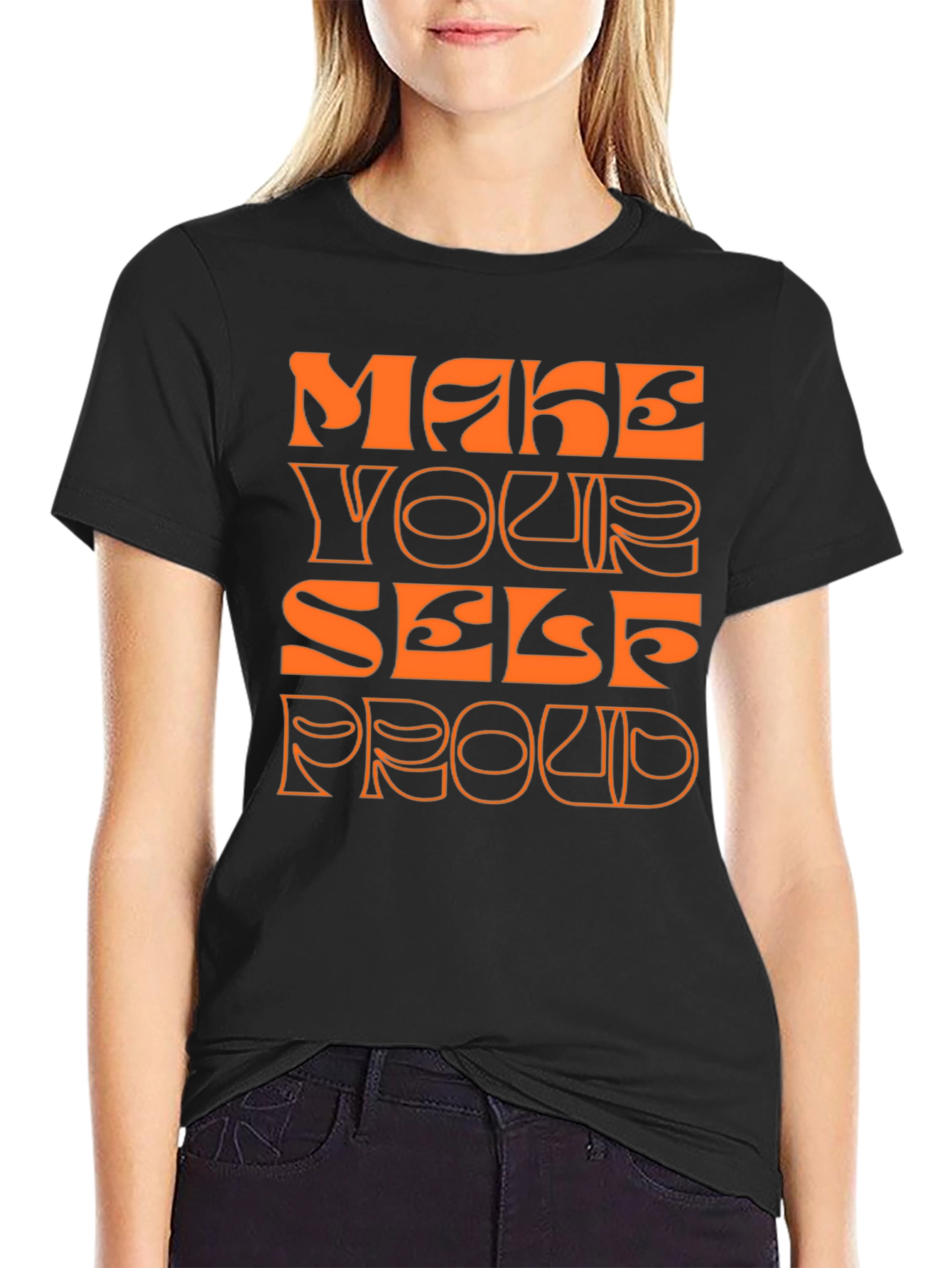Make Yourself Proud Graphic Tee - Trendy Comfort