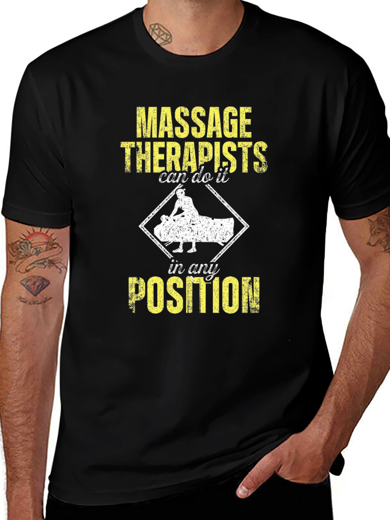 Massage Therapist T-Shirt: Any Position