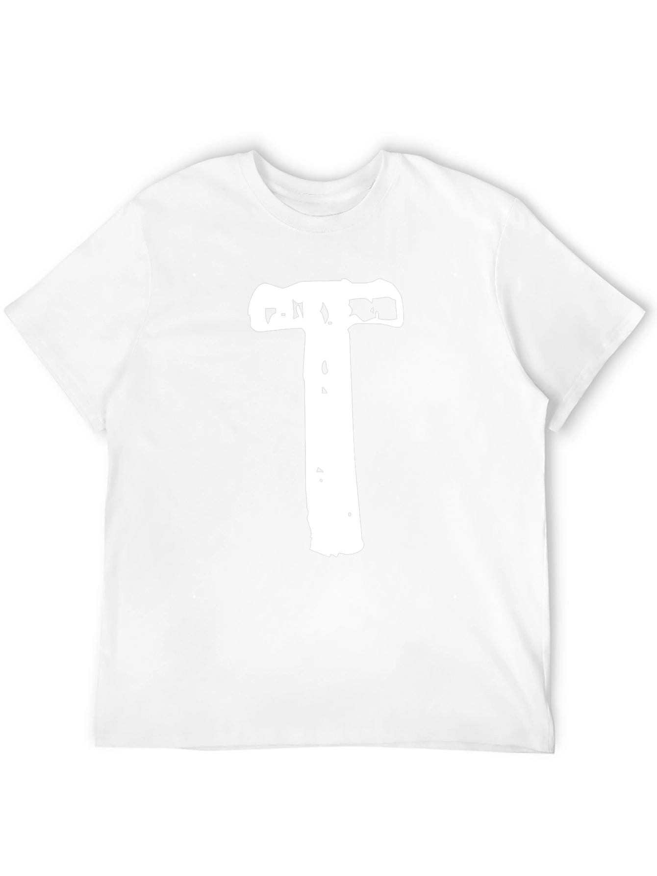 Hammer Time Tee - Bold White Graphic on Black