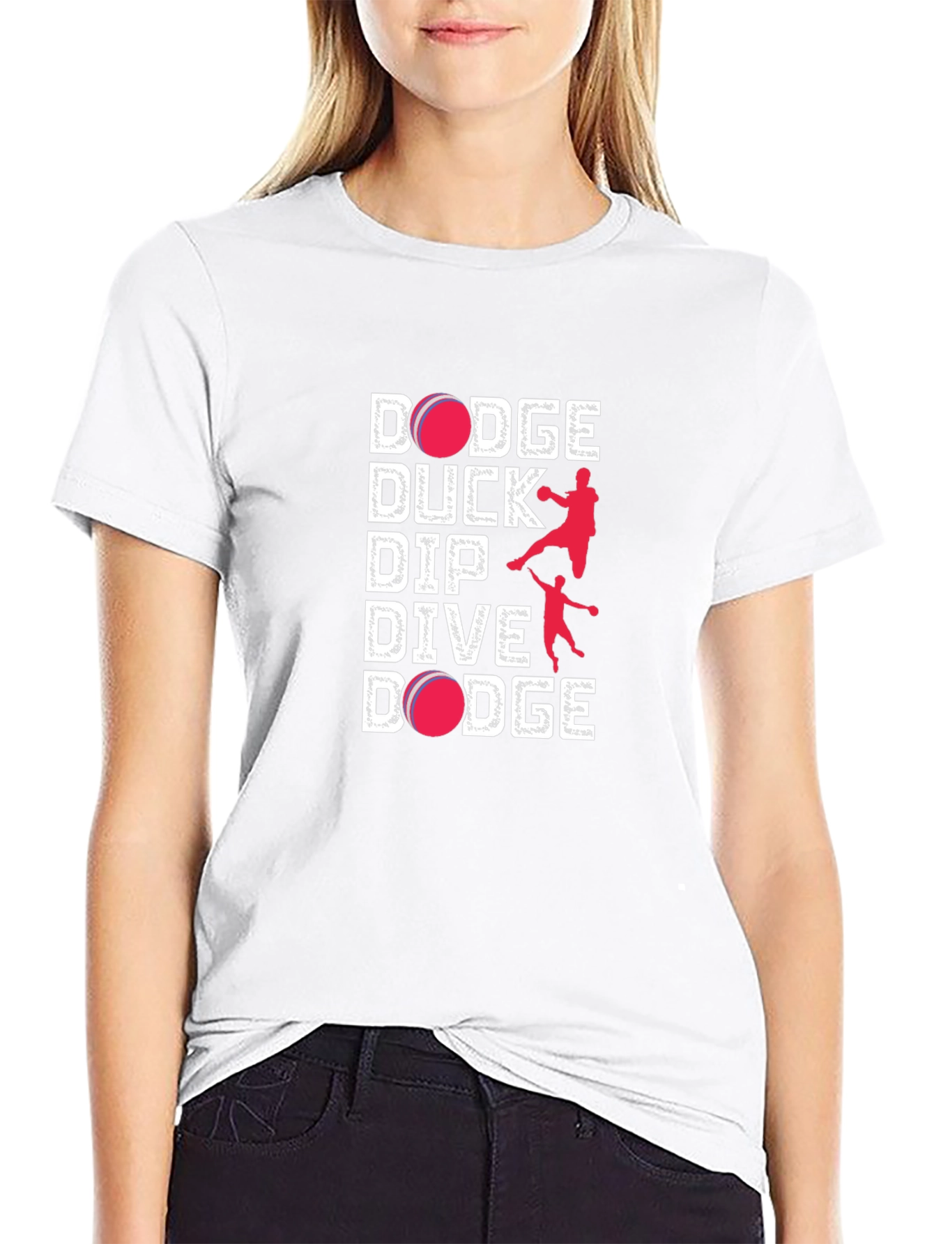 Dodge Duck Dip Dive Dodge T-Shirt - Black