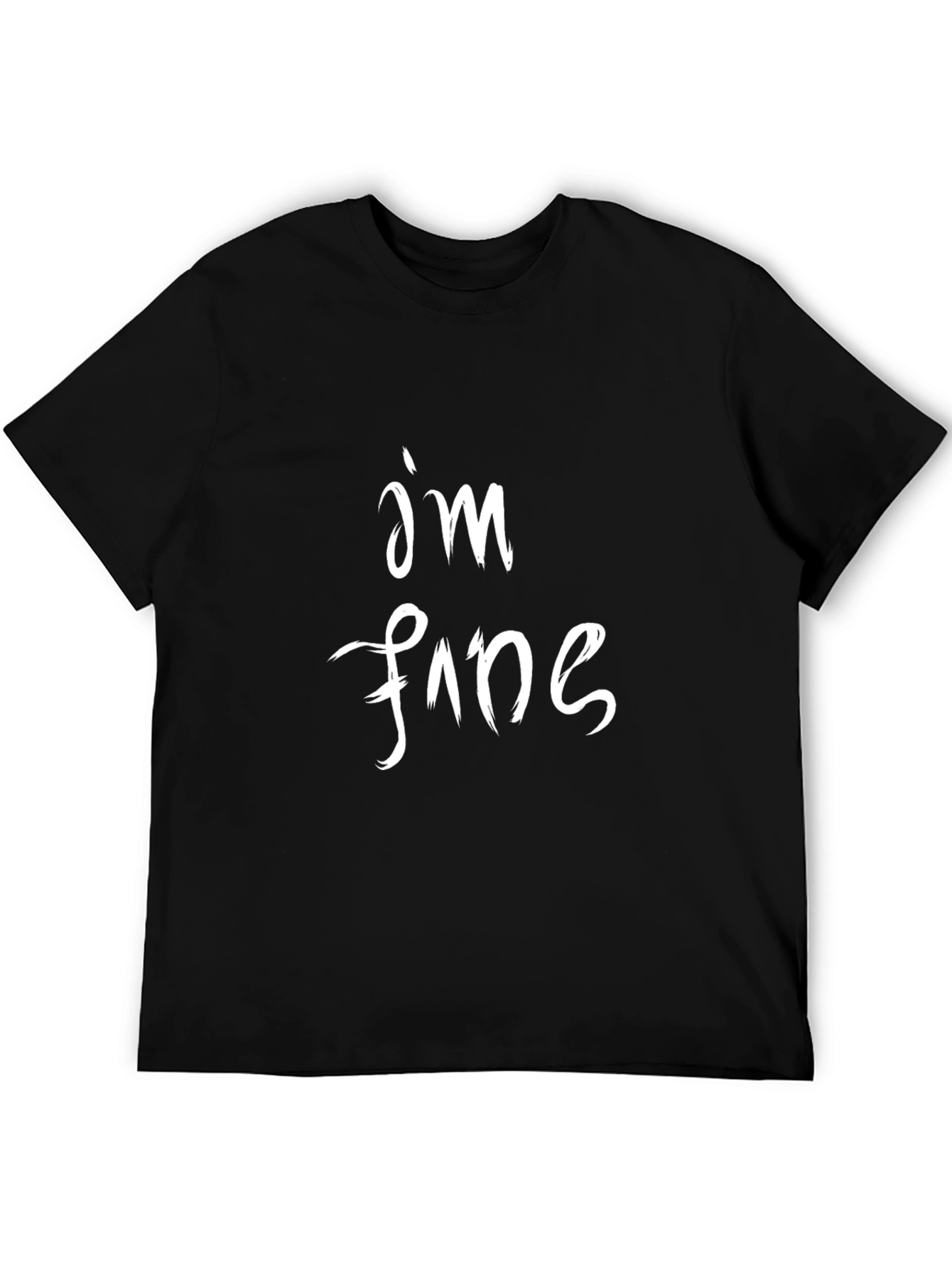 Im Fine Graphic T-Shirt - Short Sleeve Black