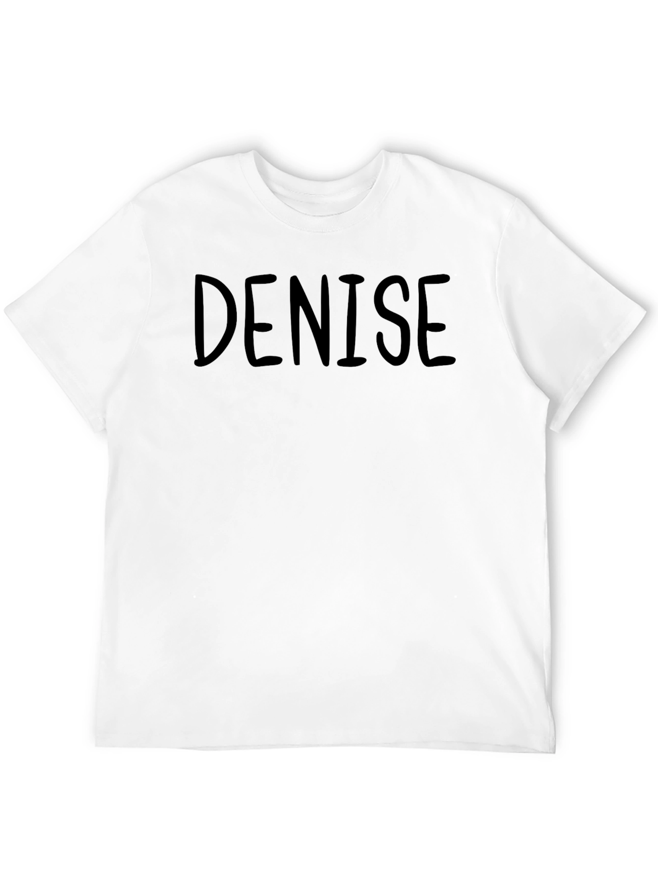 Denise Tee - Classic Black Cotton T-Shirt