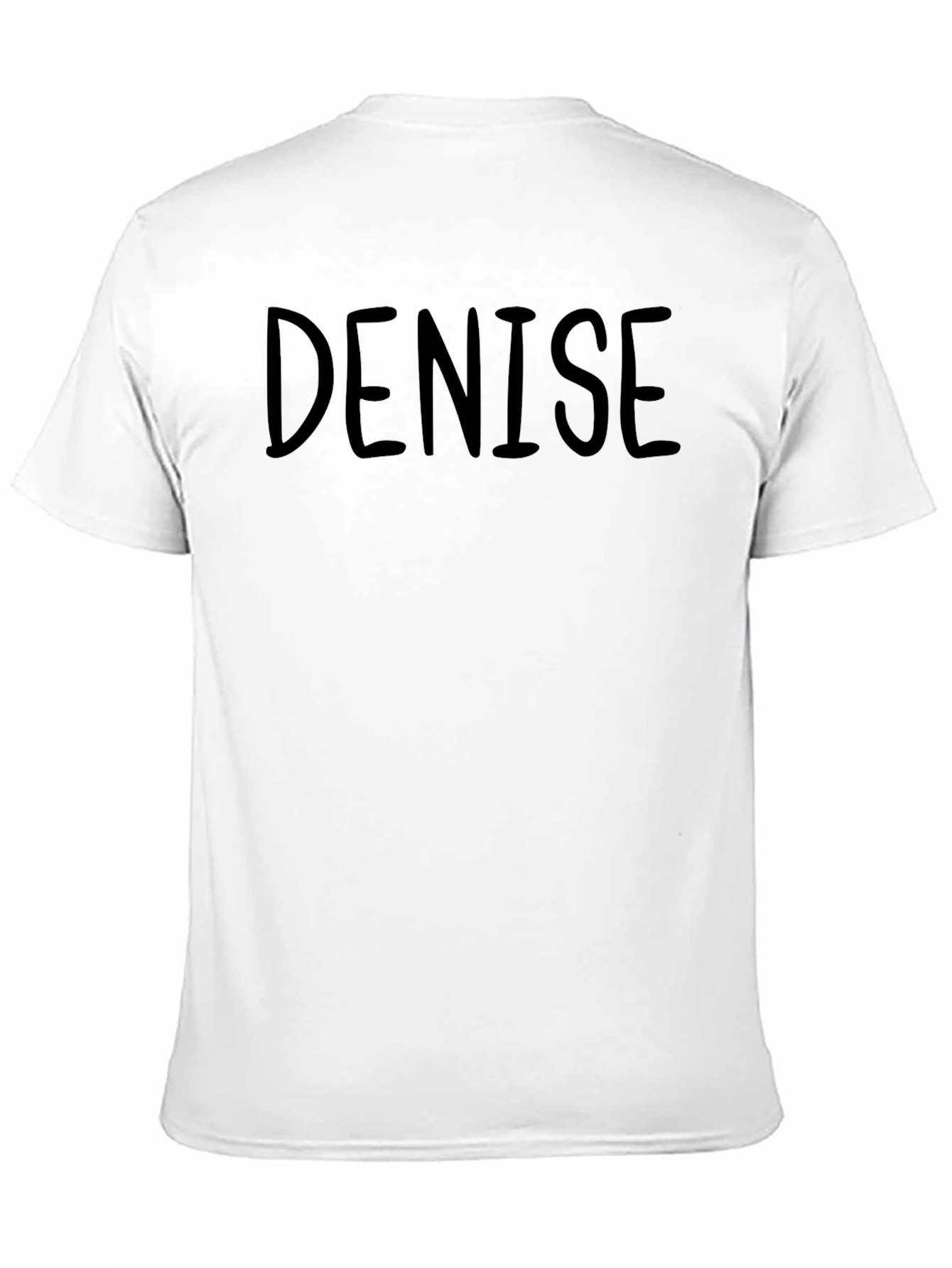 Denise Tee - Classic Black Cotton T-Shirt