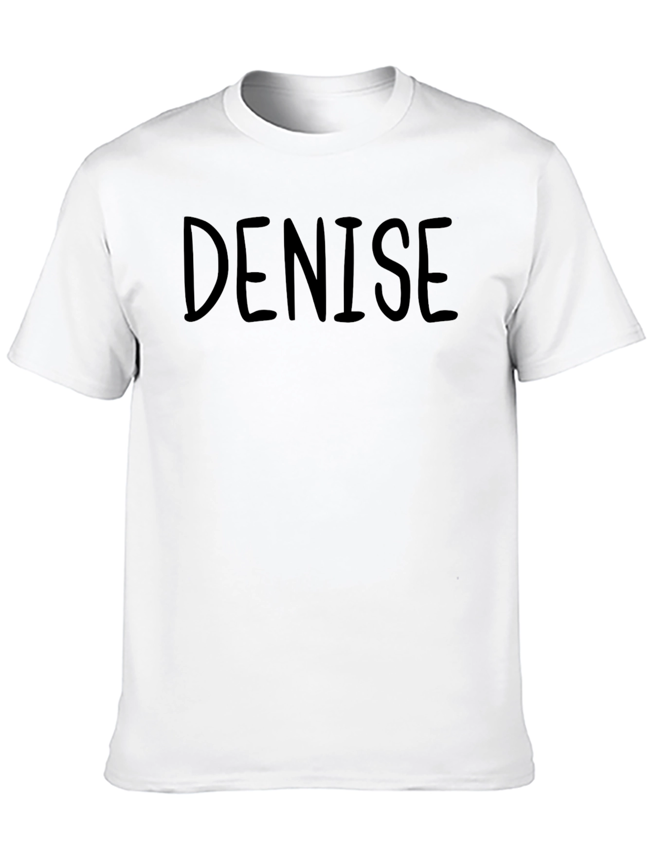 Denise Tee - Classic Black Cotton T-Shirt