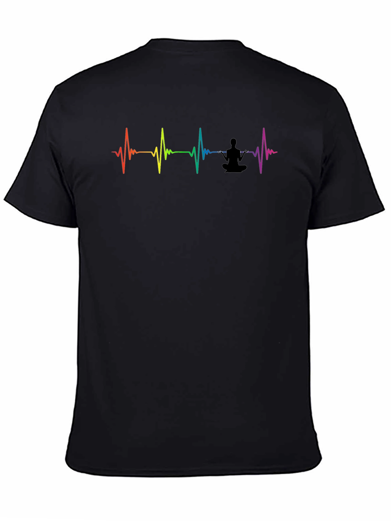 Rainbow Heartbeat Yoga T-Shirt