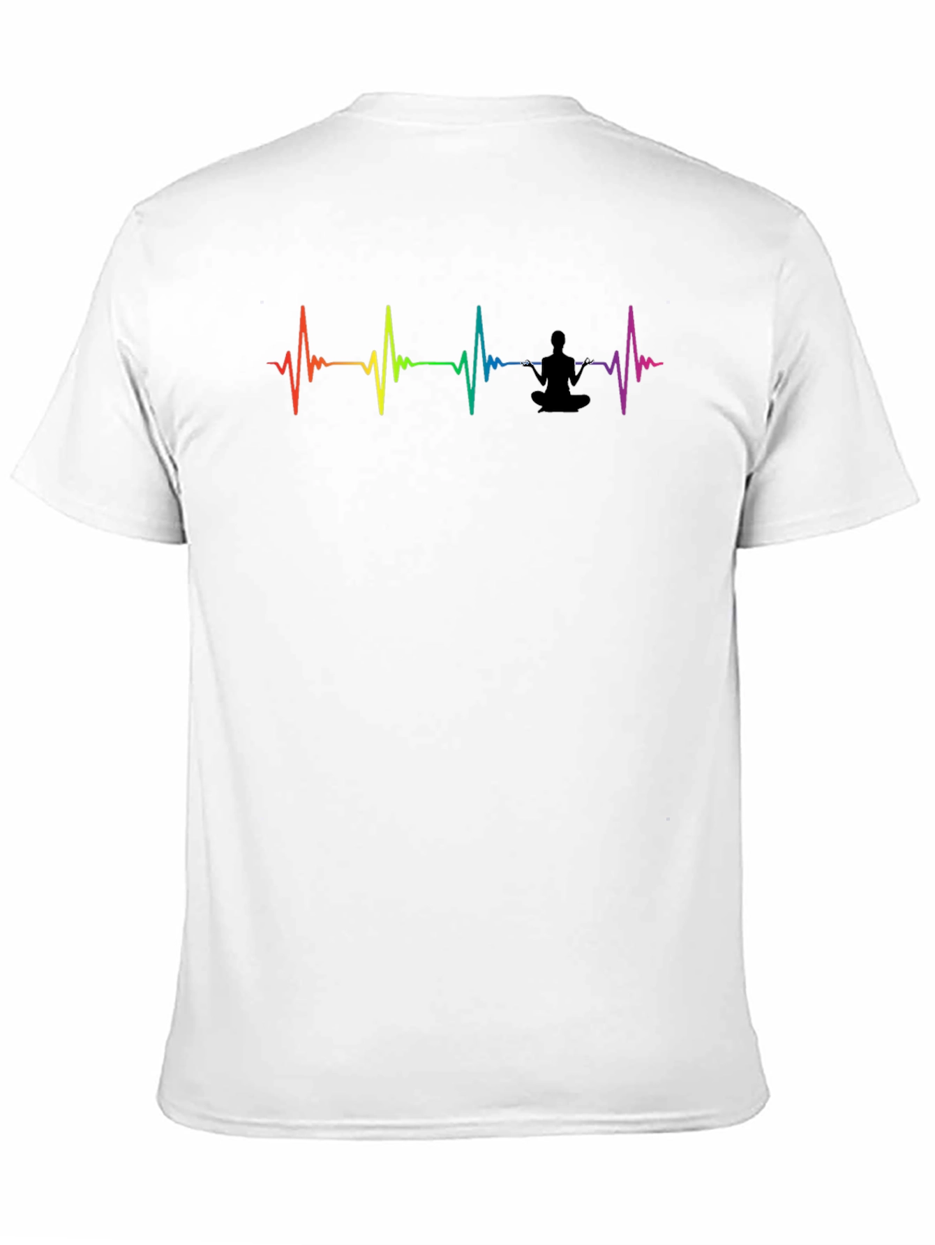 Rainbow Heartbeat Yoga T-Shirt