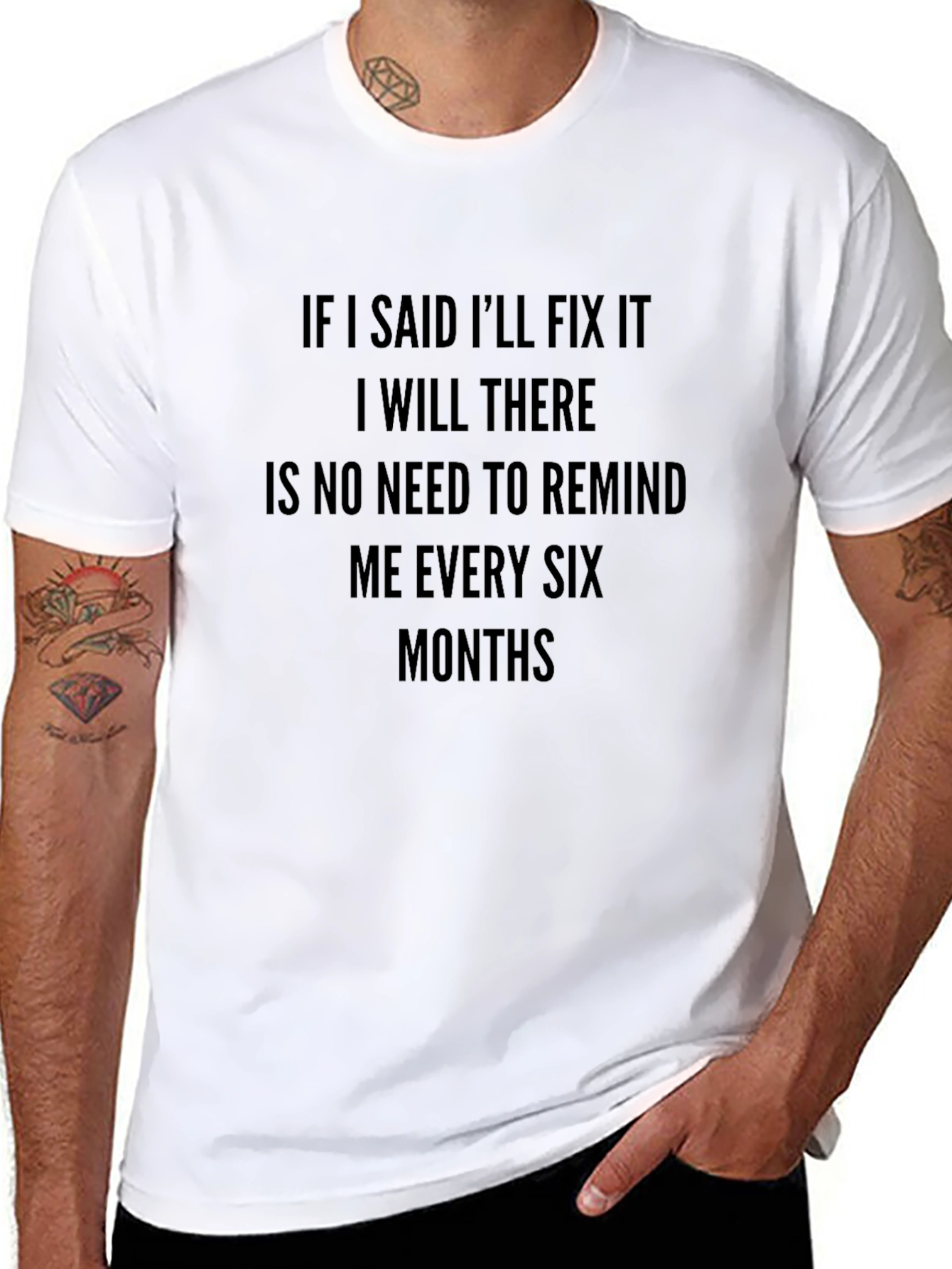 Fix It T-Shirt: No Reminders Needed!
