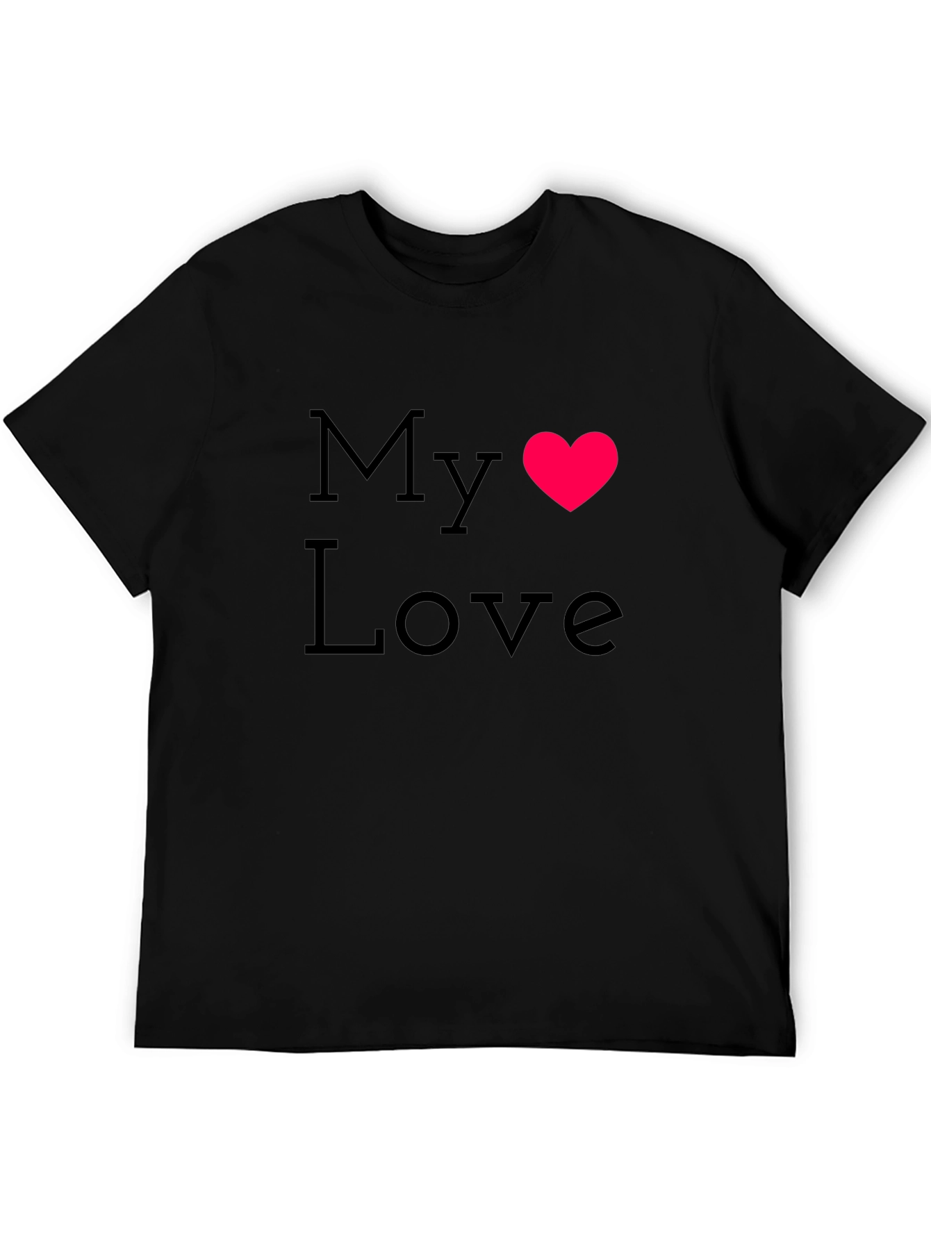 My Love T-Shirt - Stylish Heart Design