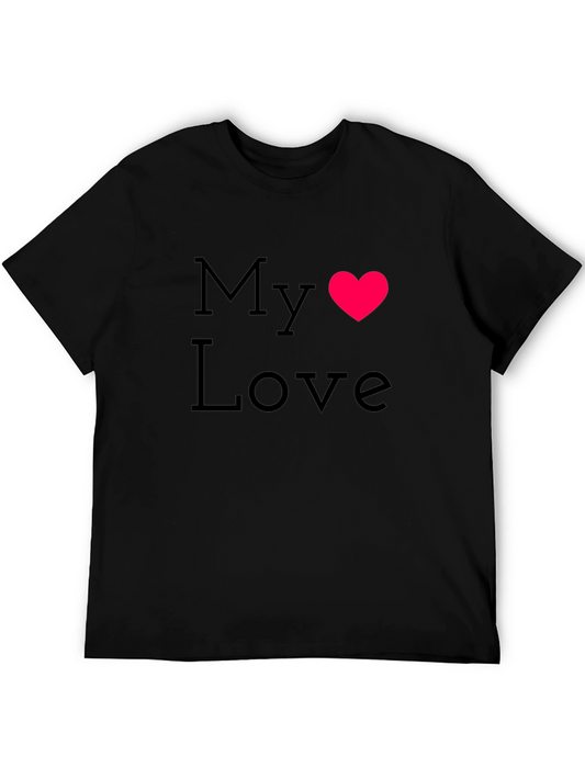 My Love T-Shirt - Stylish Heart Design