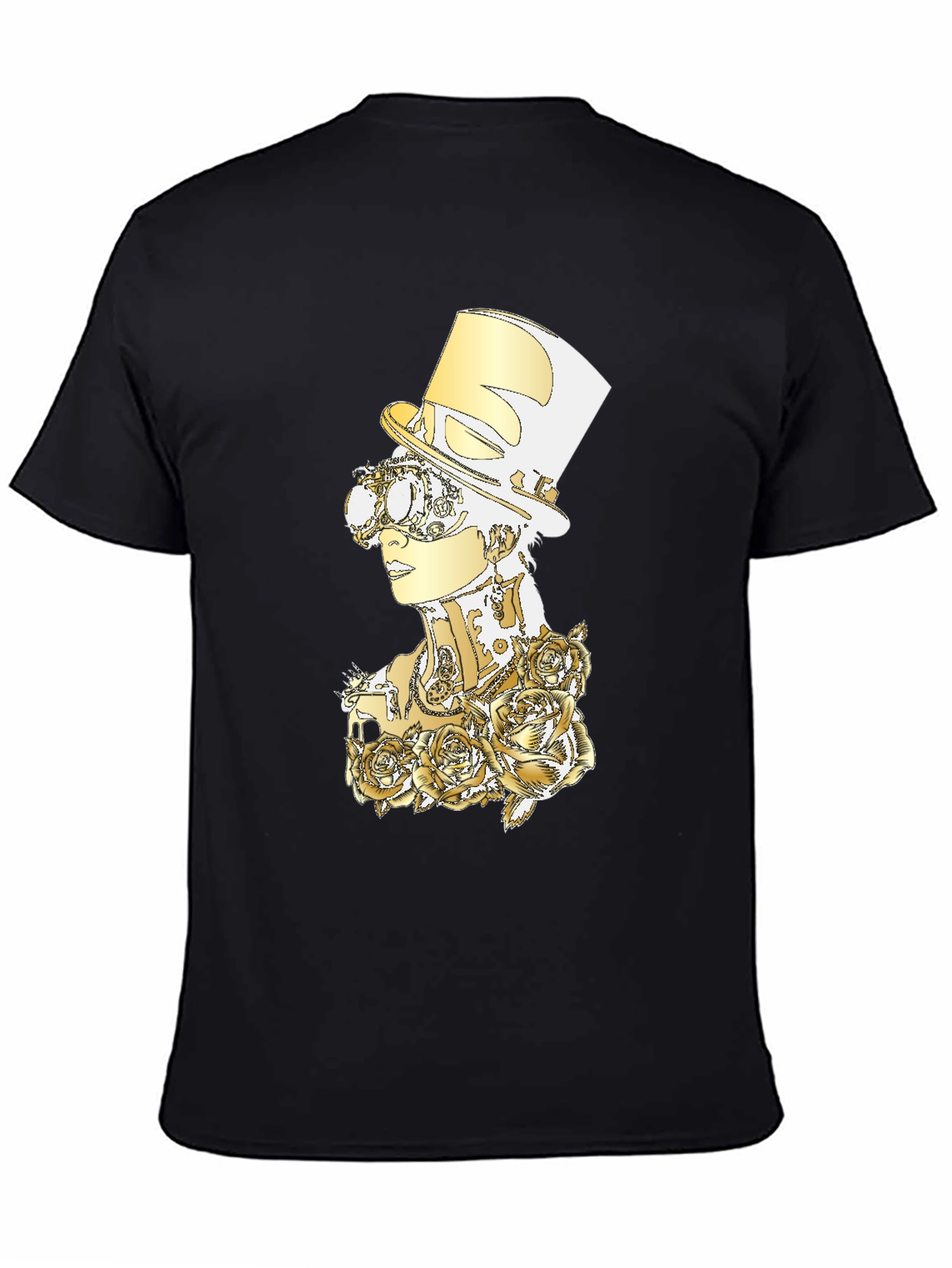 Steampunk Rose Graphic T-Shirt