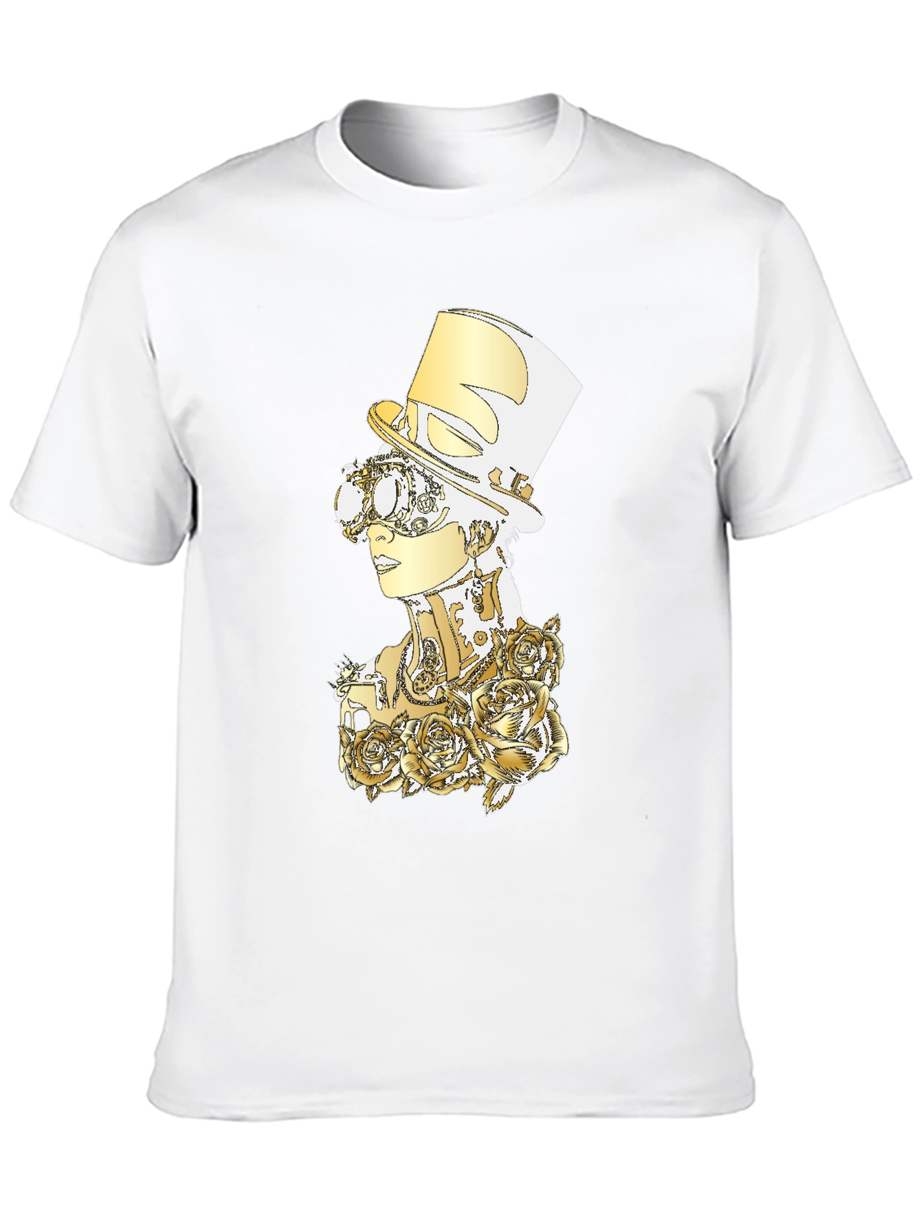 Steampunk Rose Graphic T-Shirt