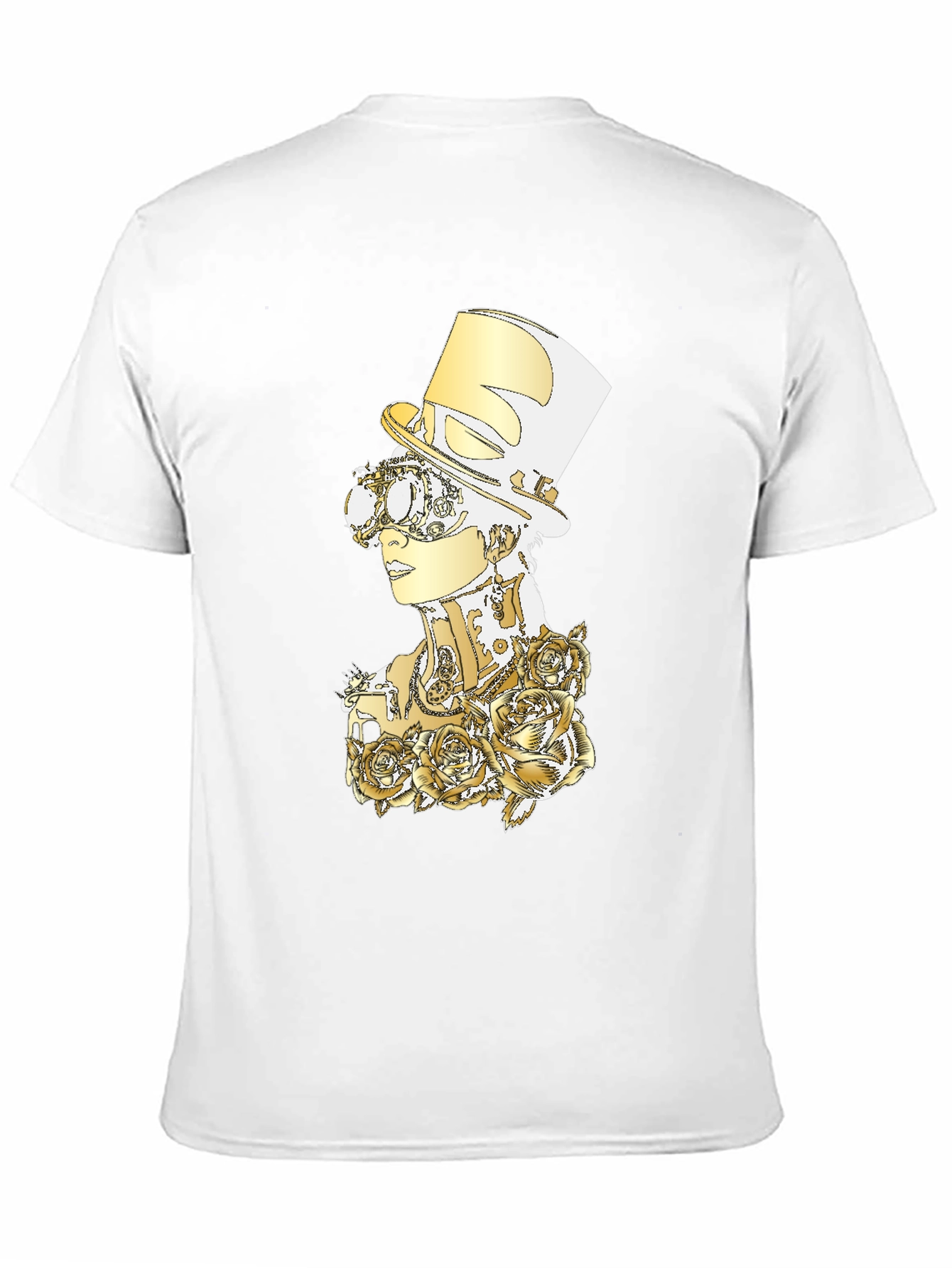 Steampunk Rose Graphic T-Shirt