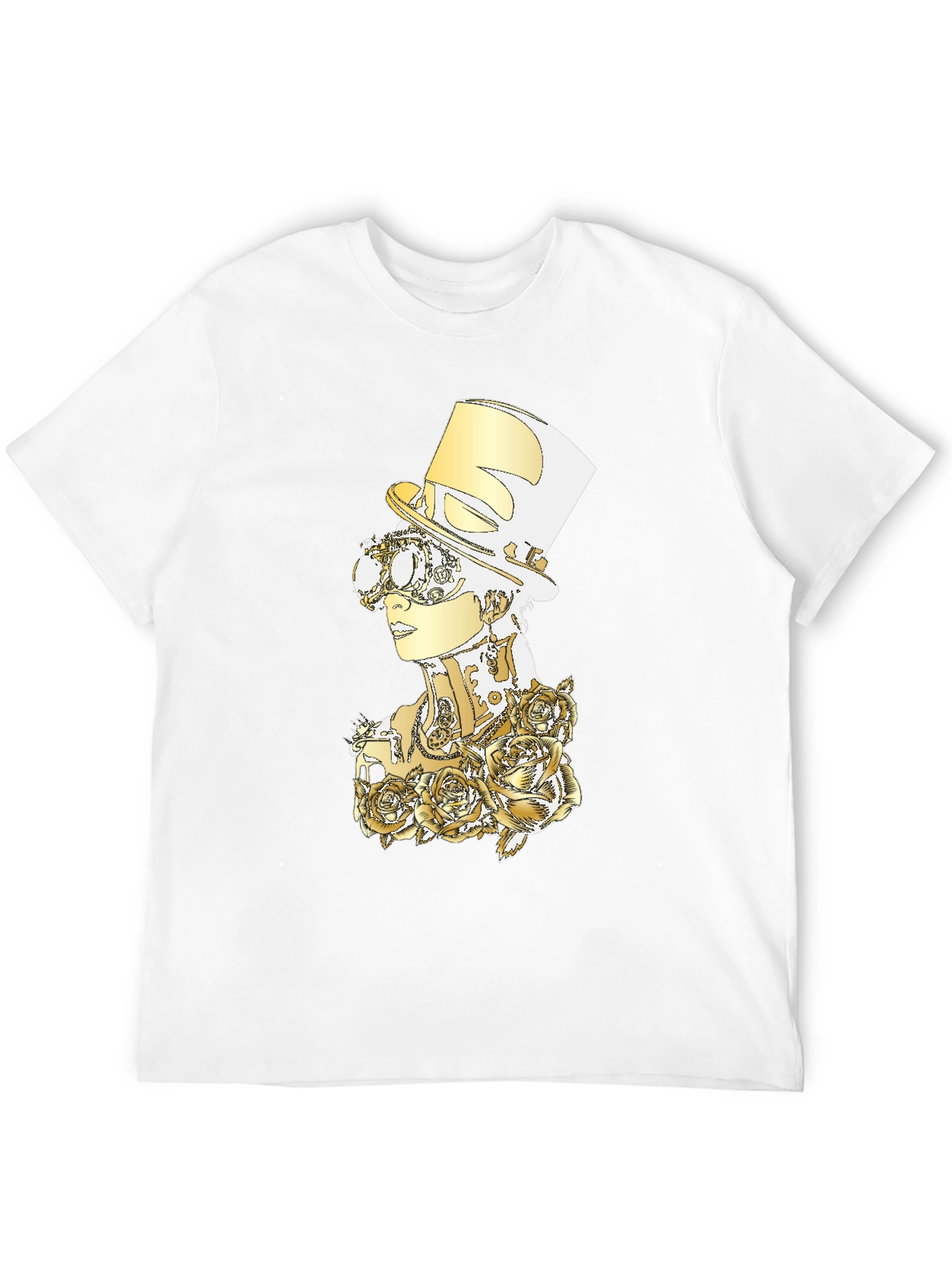 Steampunk Rose Graphic T-Shirt