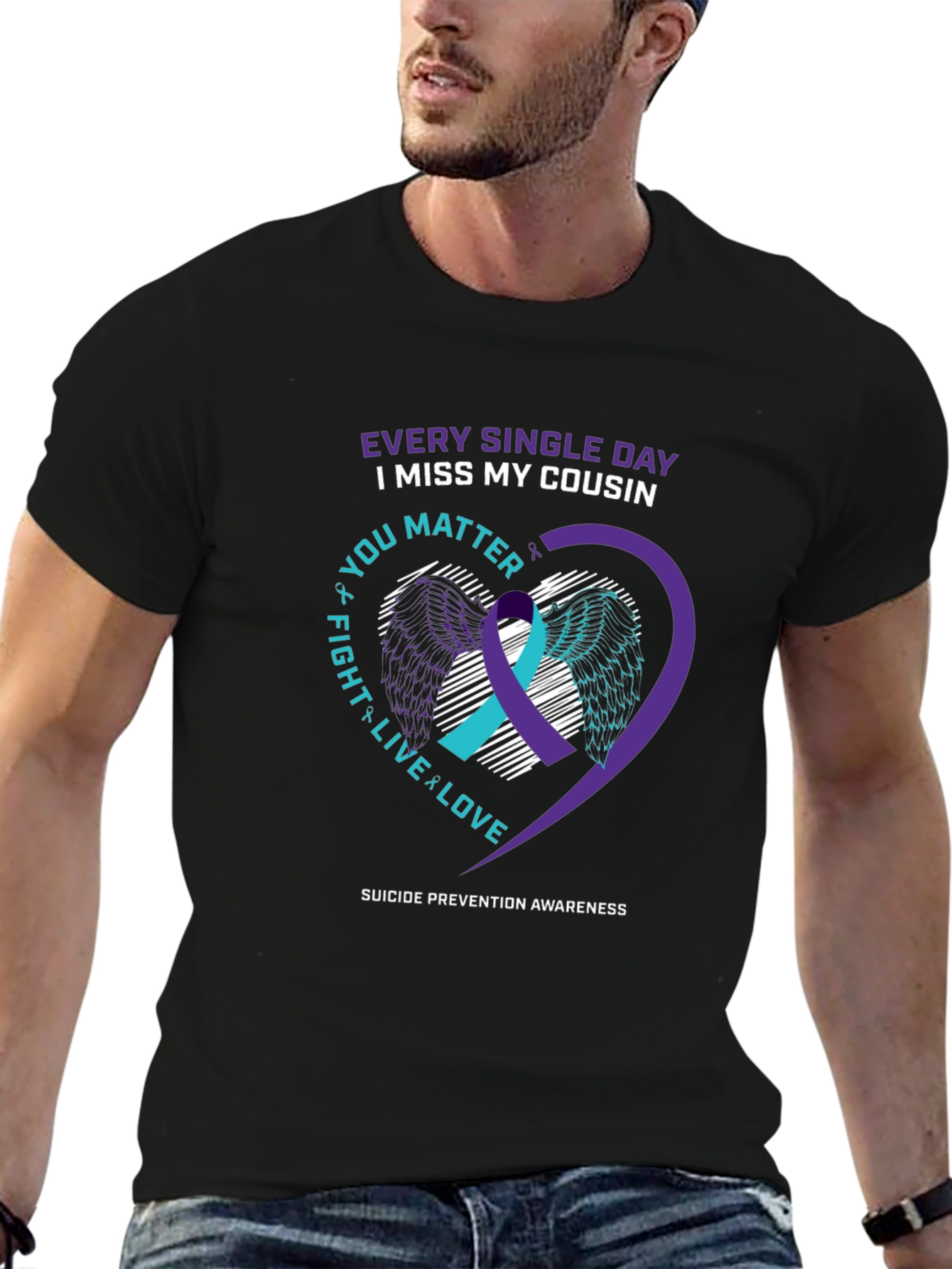 Suicide Prevention Awareness Cousin T-Shirt