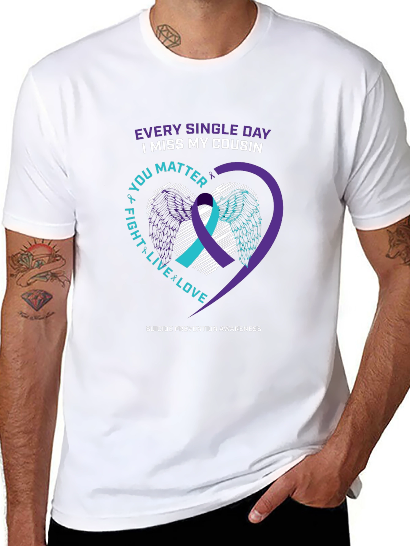Suicide Prevention Awareness Cousin T-Shirt