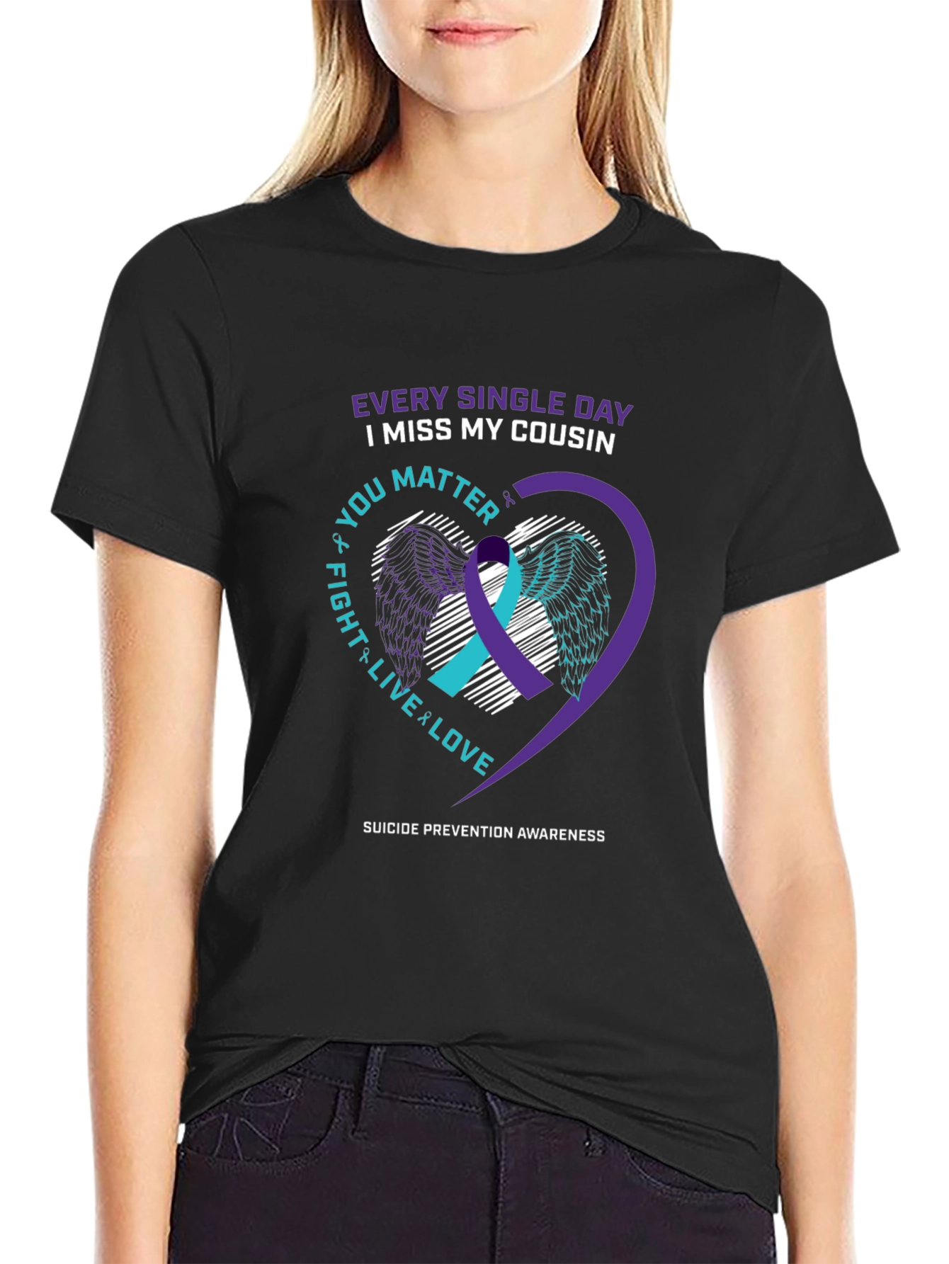 Suicide Prevention Awareness Cousin T-Shirt