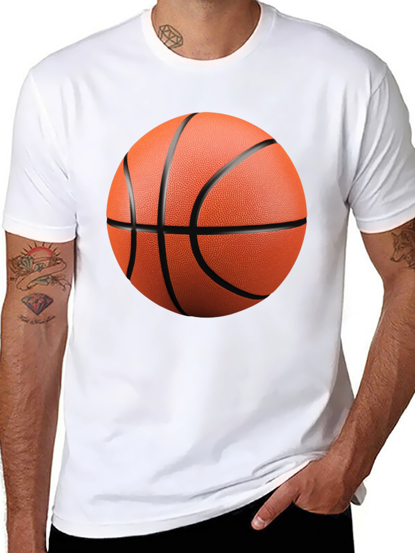 Basketball Graphic Tee - Cool Casual Wear