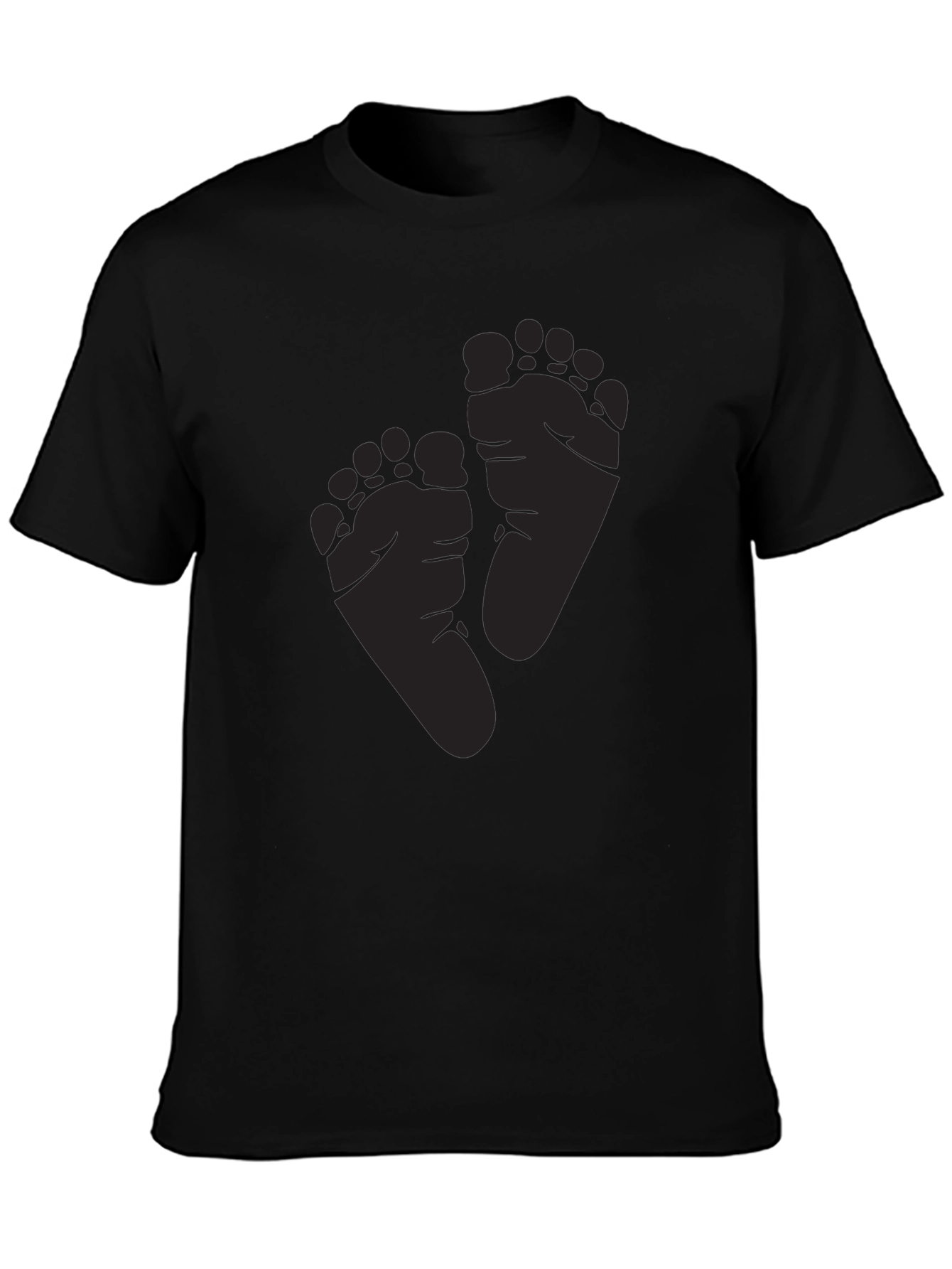 Baby Feet Graphic Tee - Unisex Soft Cotton Shirt