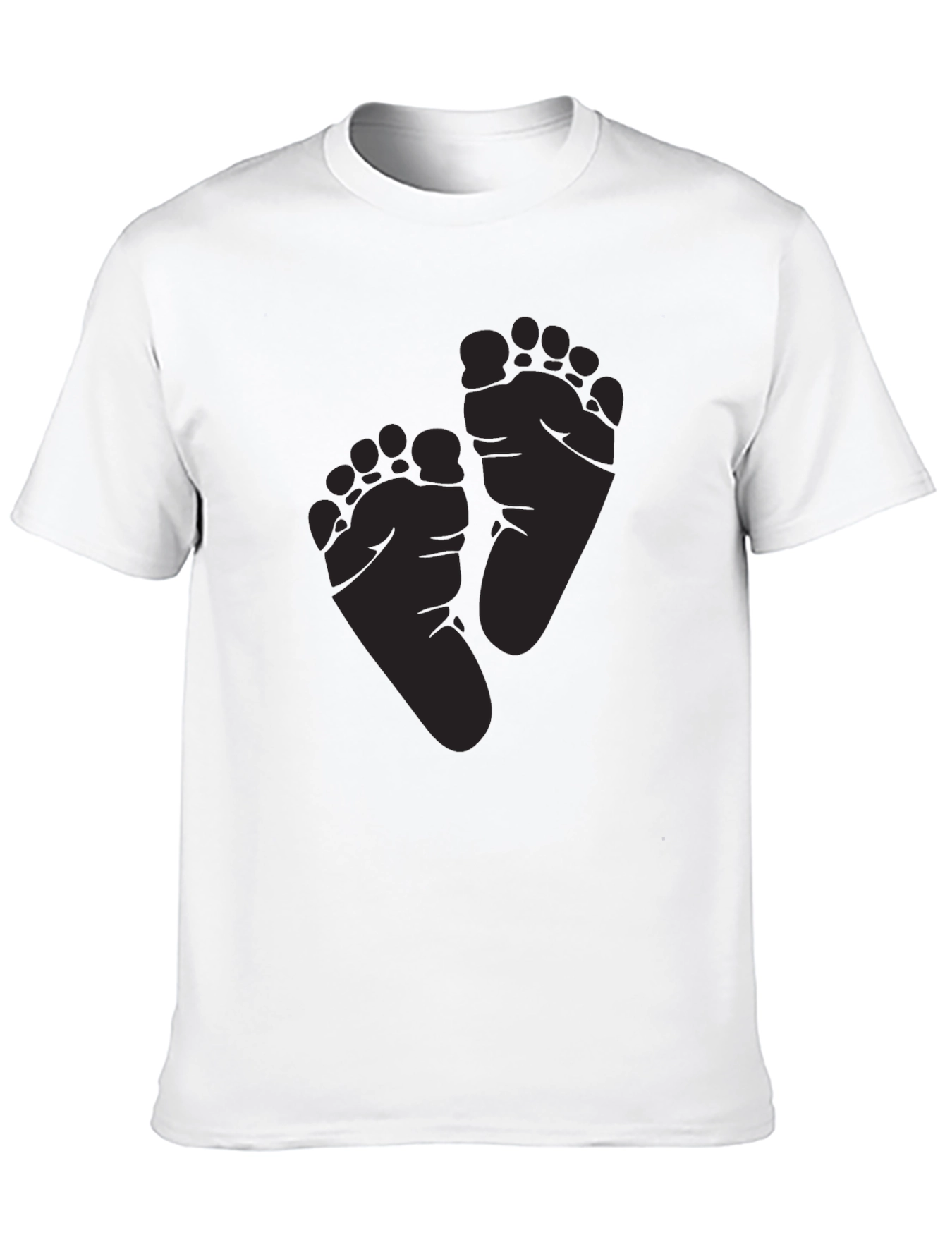 Baby Feet Graphic Tee - Unisex Soft Cotton Shirt