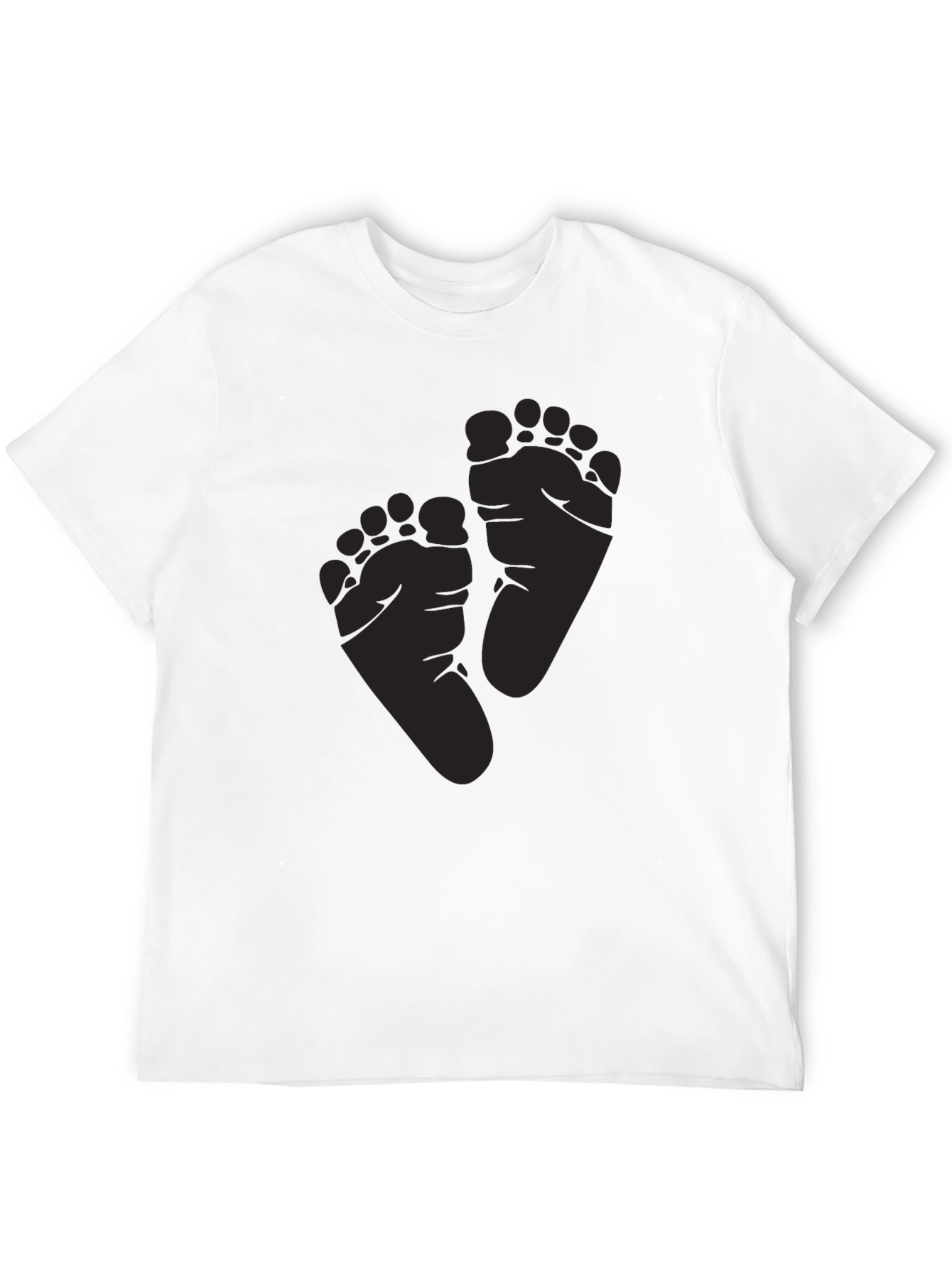 Baby Feet Graphic Tee - Unisex Soft Cotton Shirt