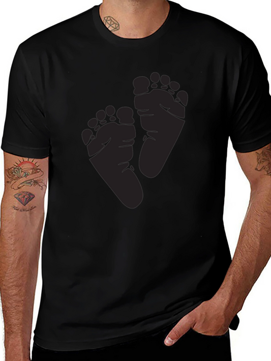 Baby Feet Graphic Tee - Unisex Soft Cotton Shirt