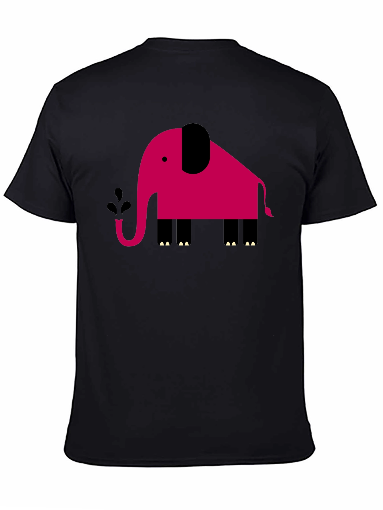 Modern Geometric Elephant Graphic Tee