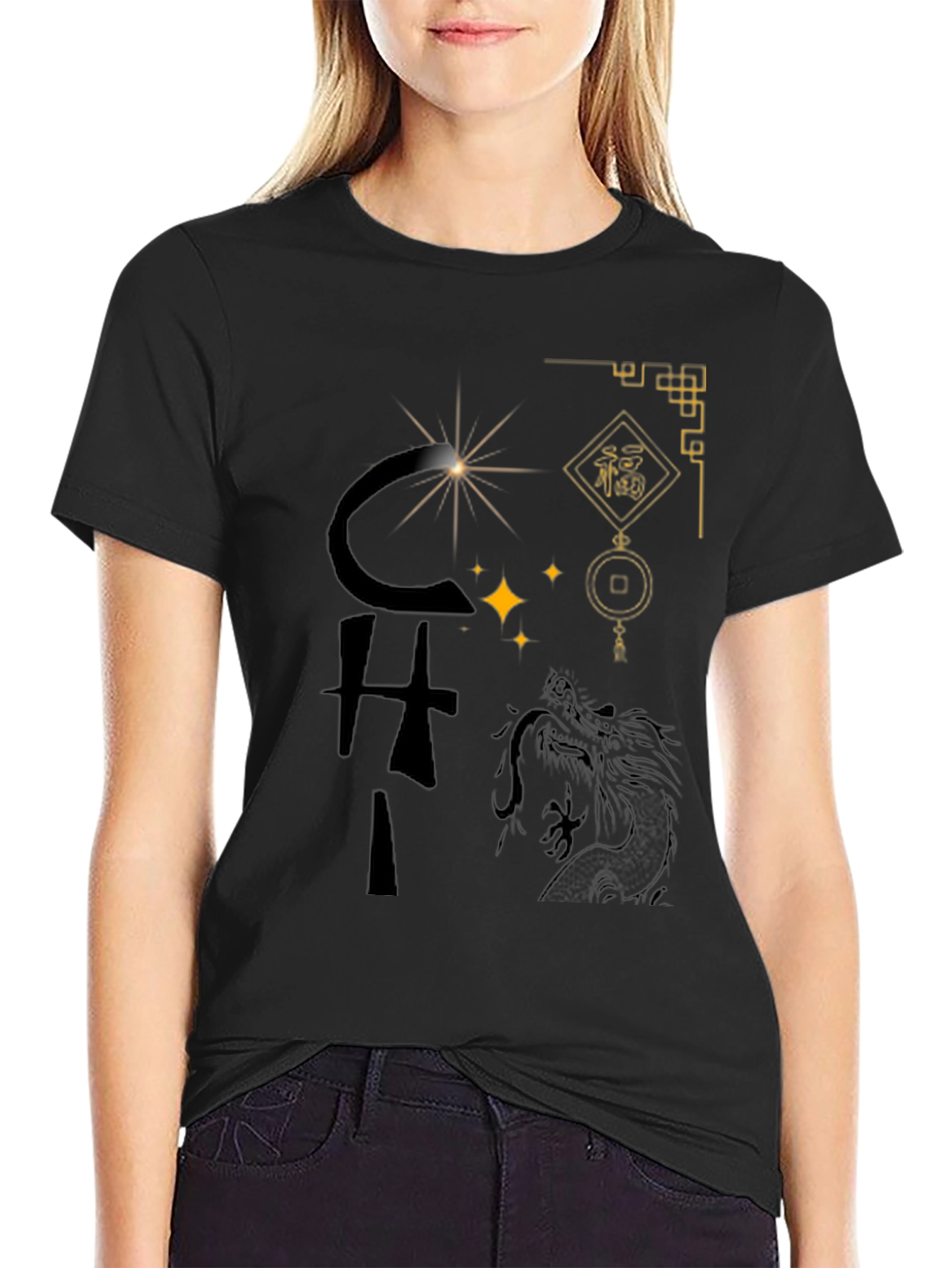 Year of the Dragon Black T-Shirt