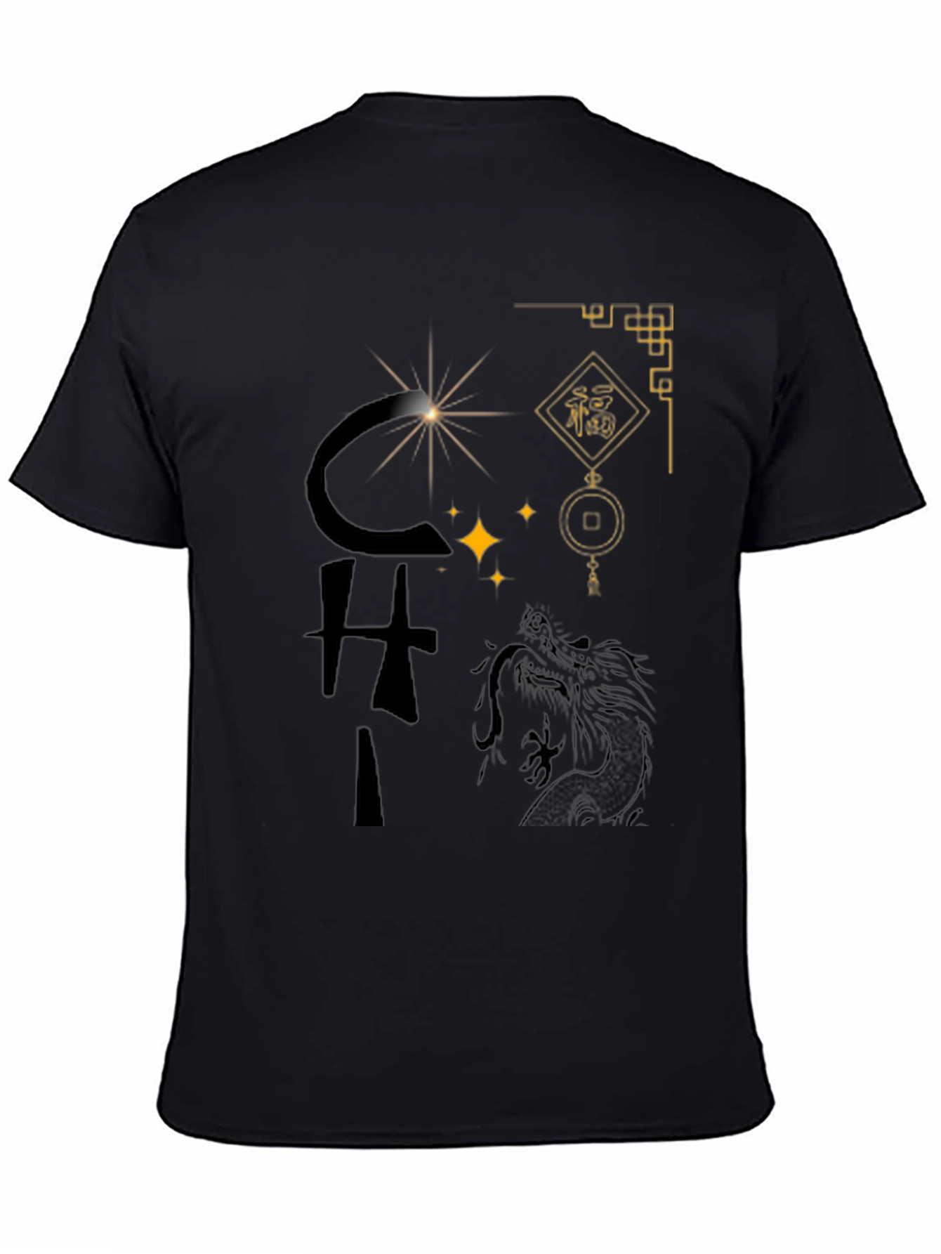 Year of the Dragon Black T-Shirt