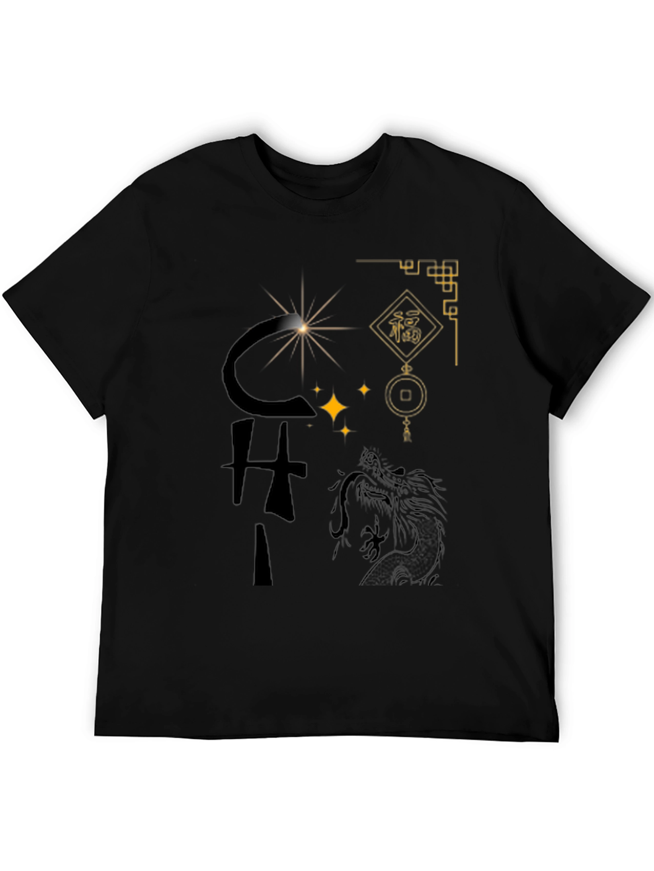 Year of the Dragon Black T-Shirt