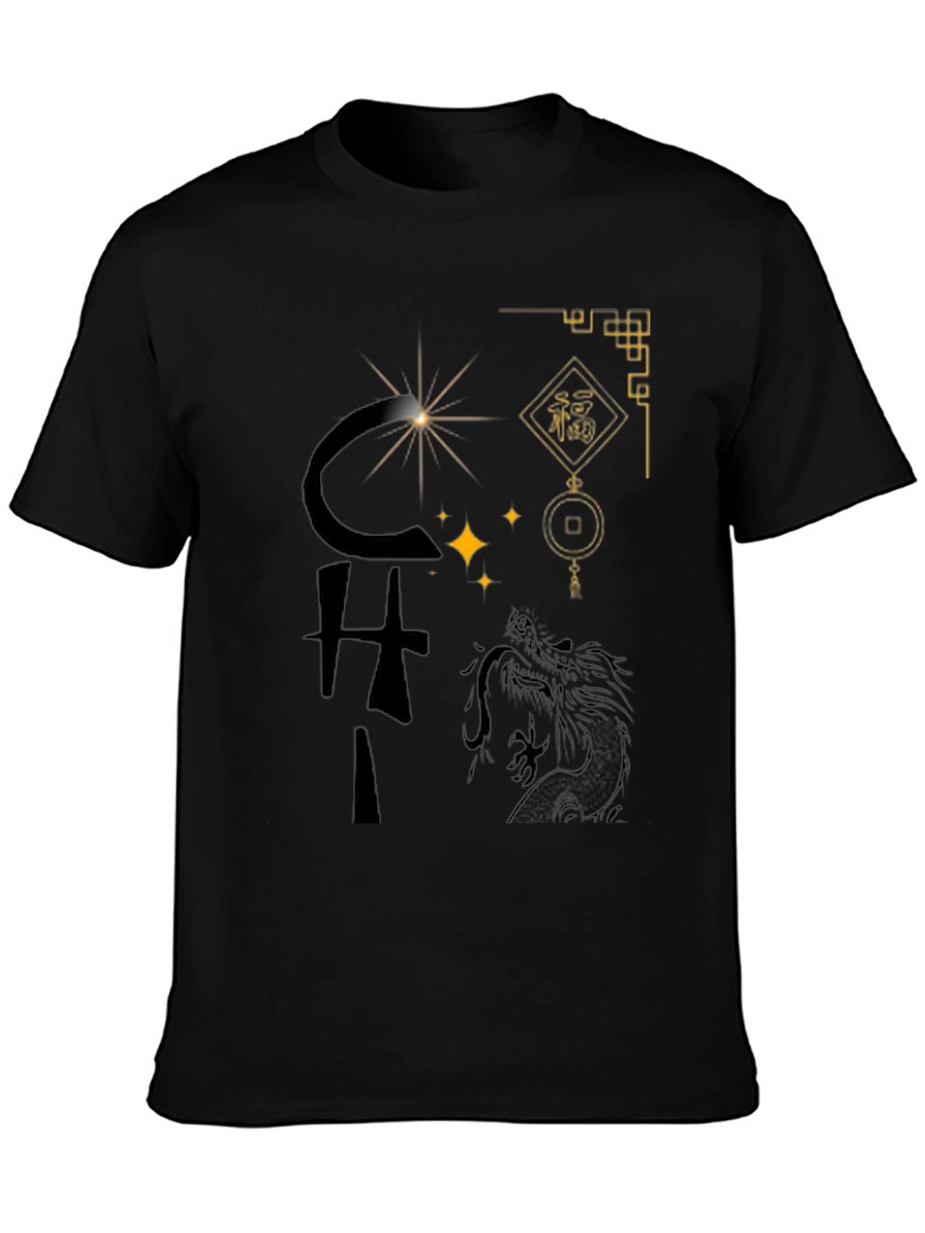Year of the Dragon Black T-Shirt