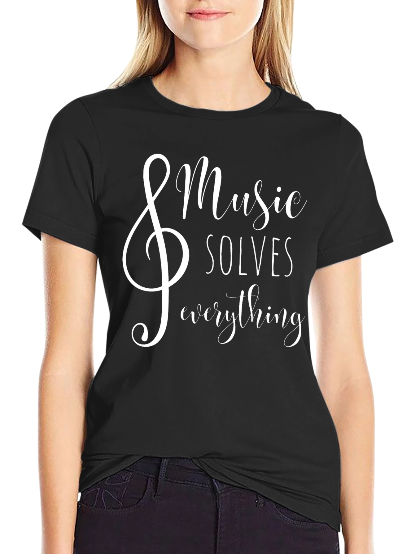 Music Solves Everything Graphic Tee