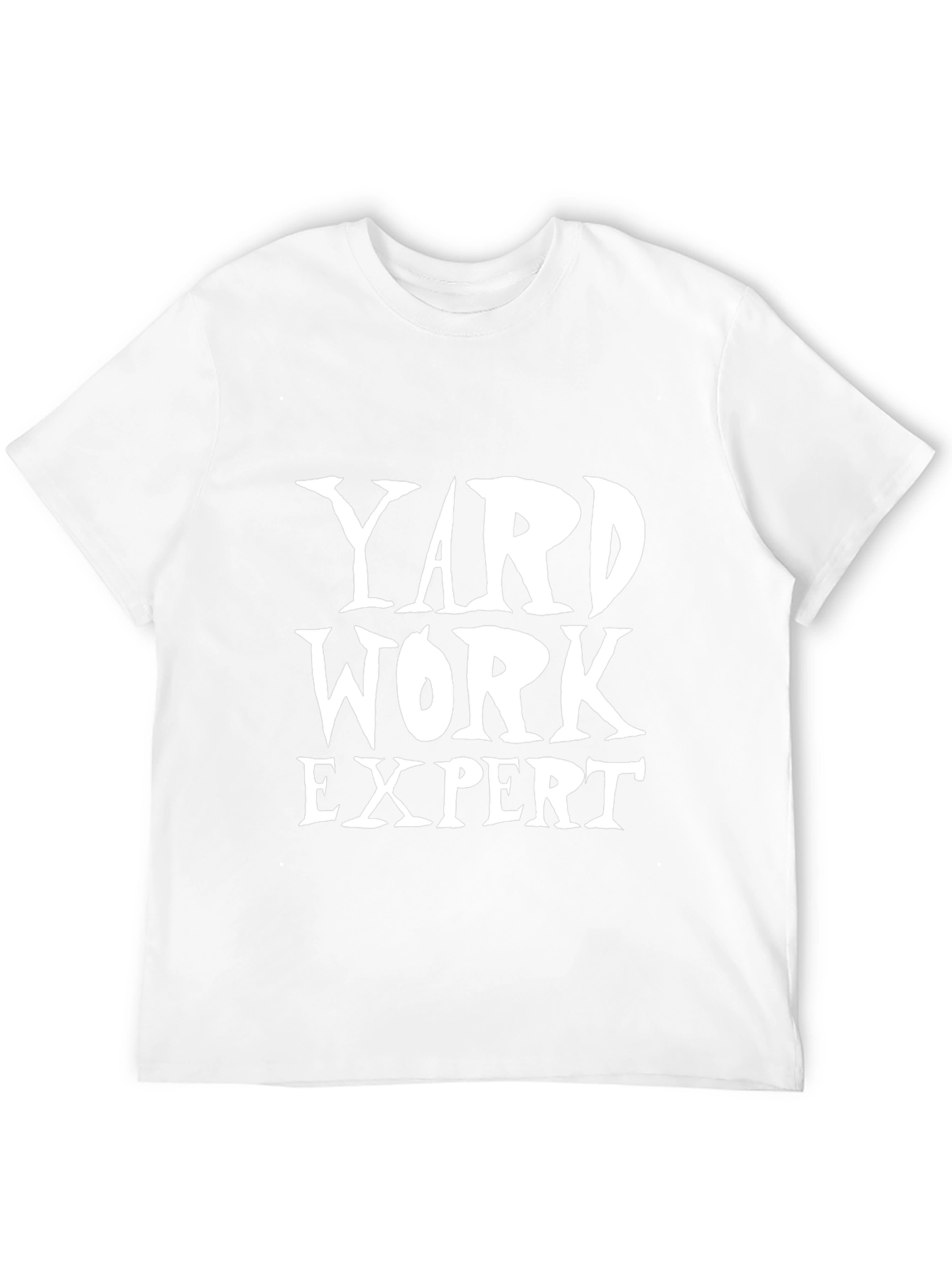 Yard Work Expert T-Shirt - Black Cotton Tee