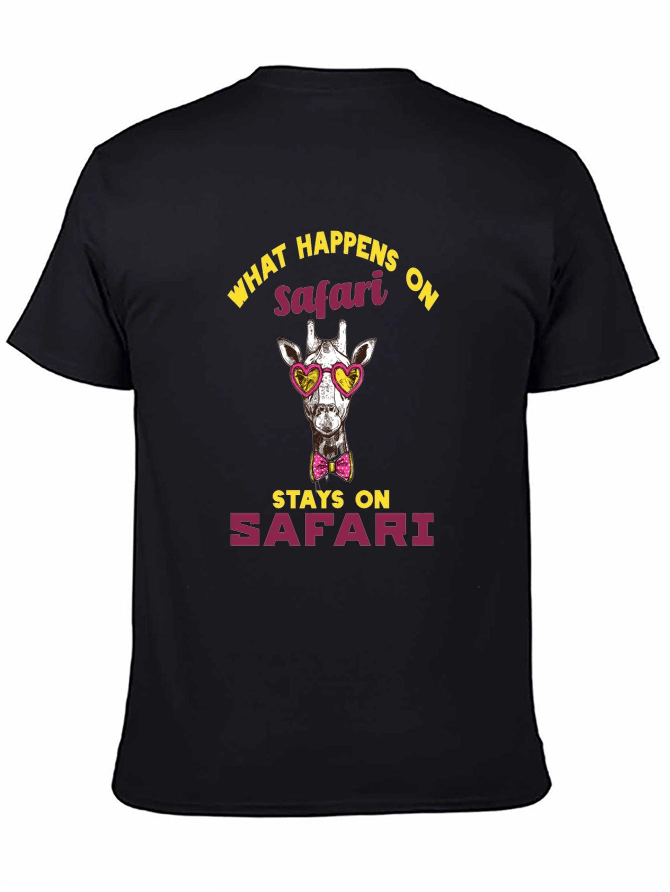 Safari Giraffe Graphic Tee