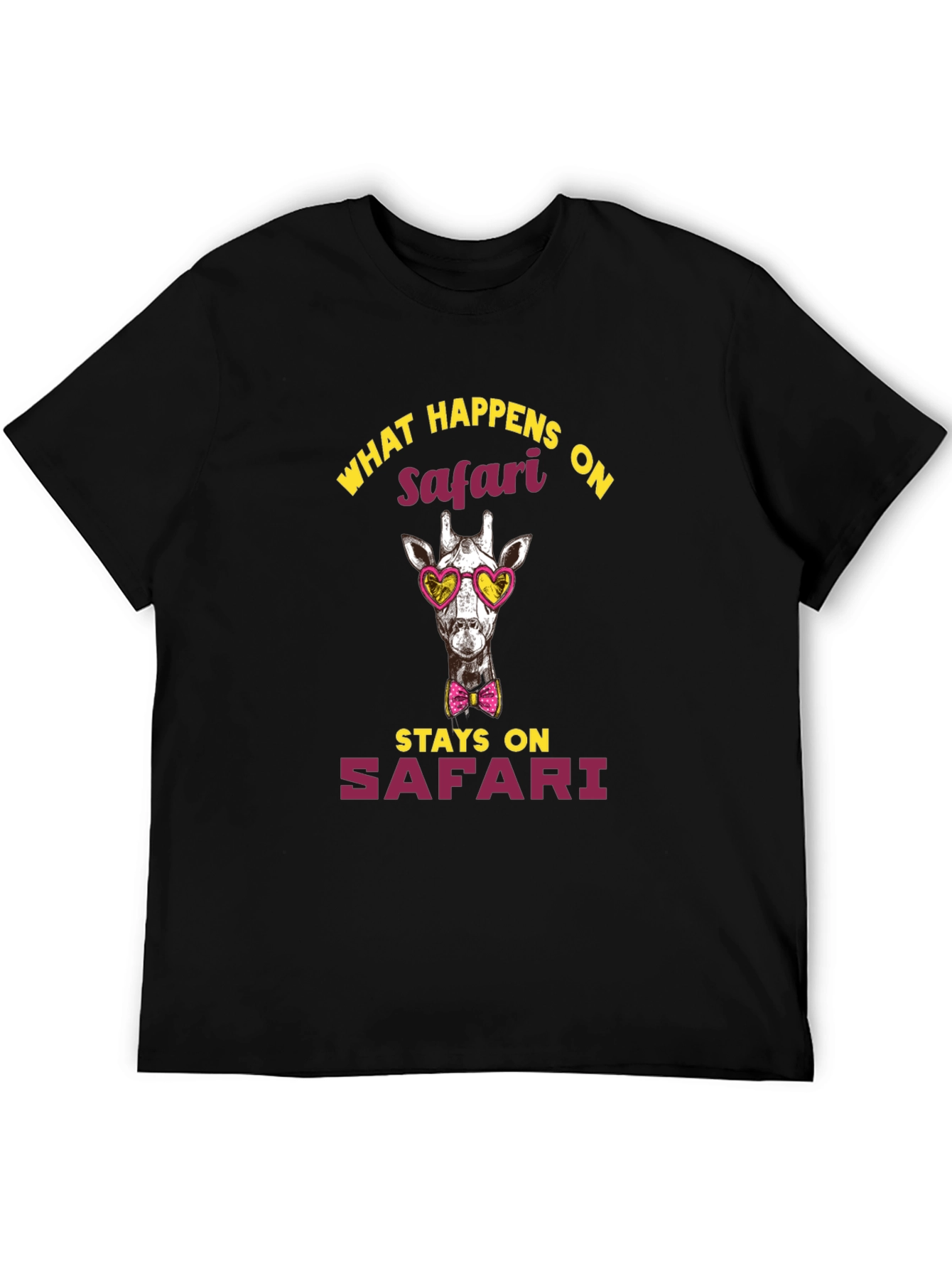 Safari Giraffe Graphic Tee