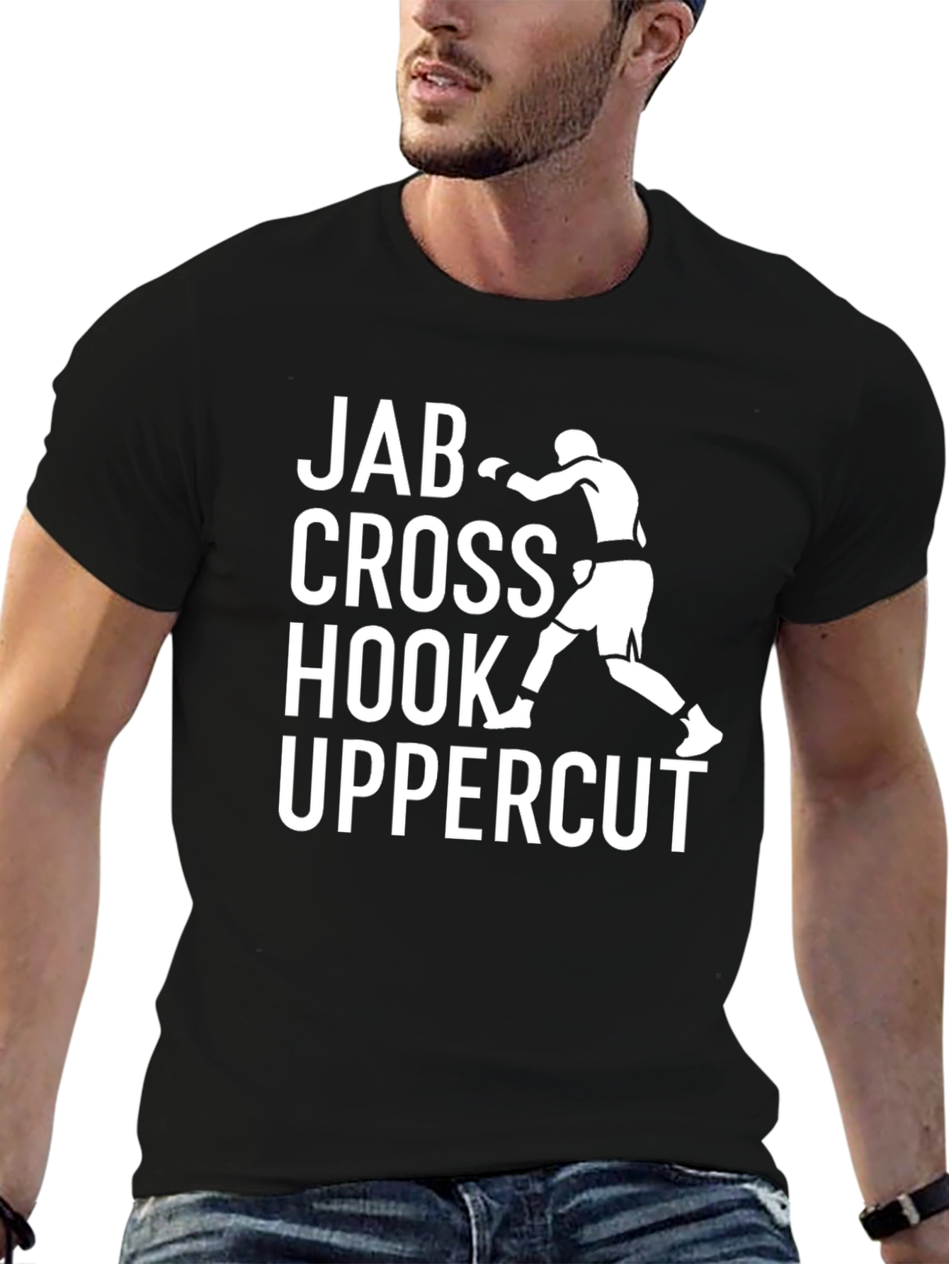 Jab Cross Hook Uppercut Boxing Graphic Tee