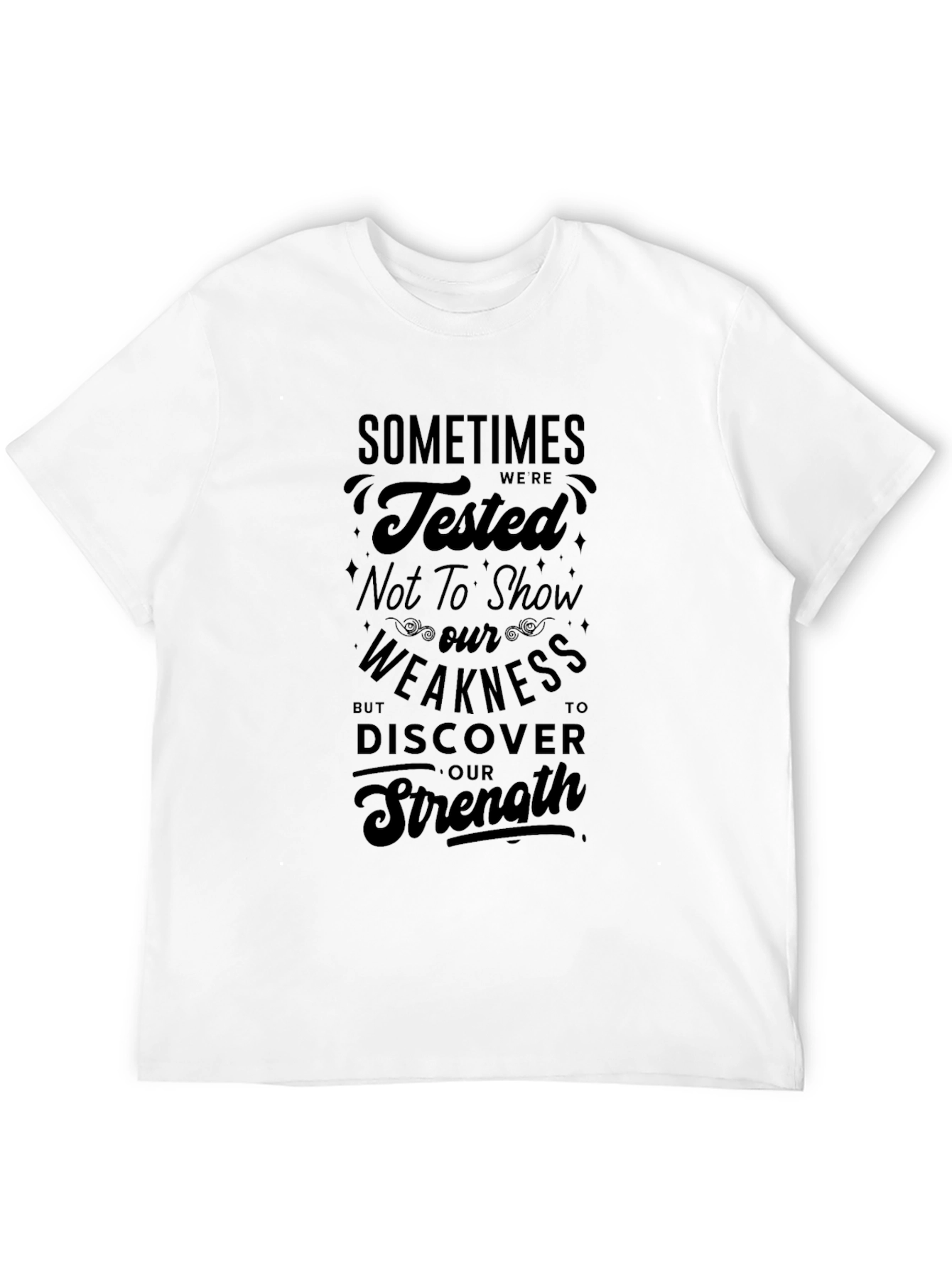 Inspirational Graphic Black T-Shirt