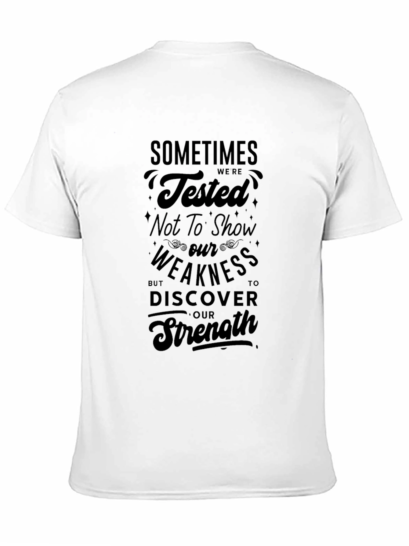 Inspirational Graphic Black T-Shirt