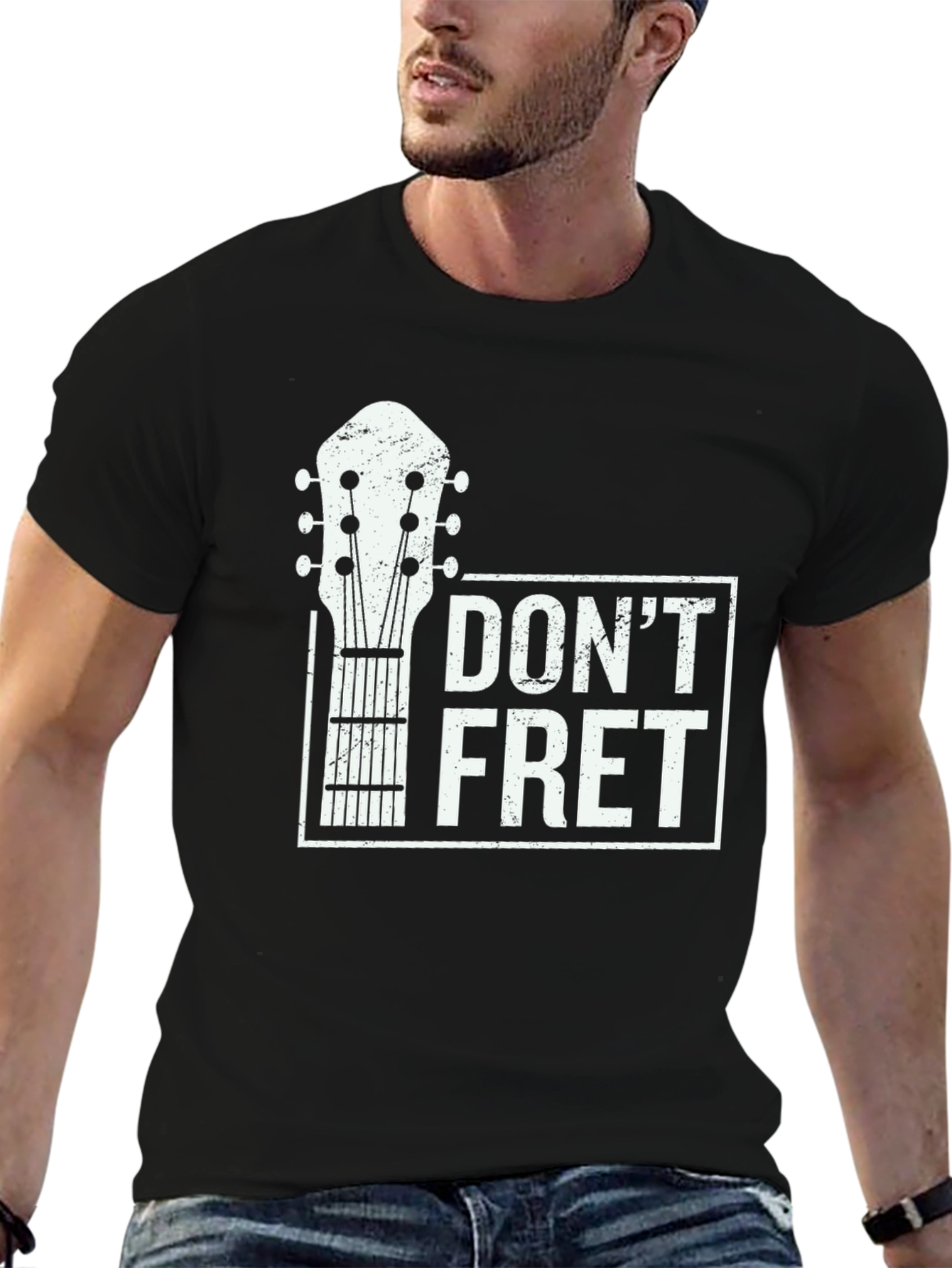 Dont Fret Graphic Tee - Guitar Lovers T-Shirt